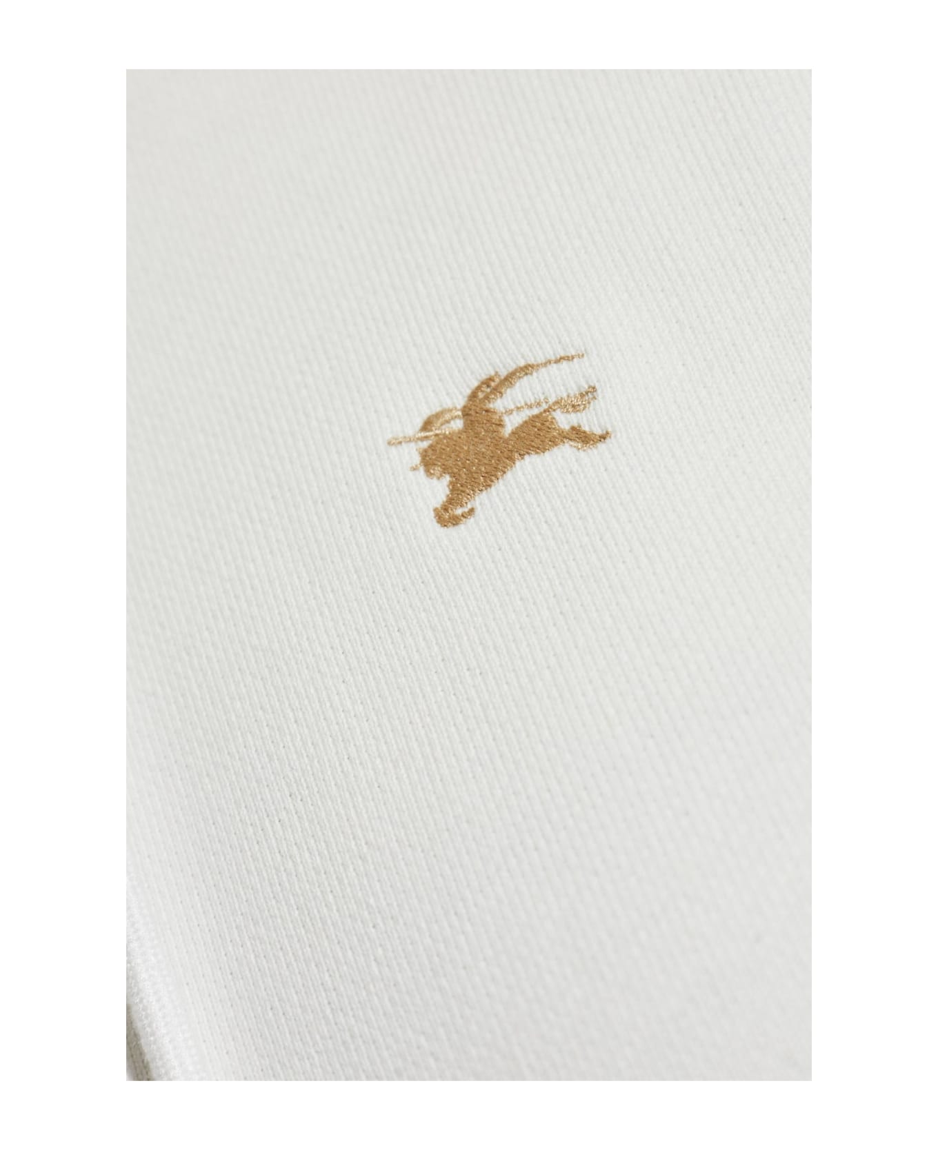 Burberry Sweatshirt With Logo - Chalk