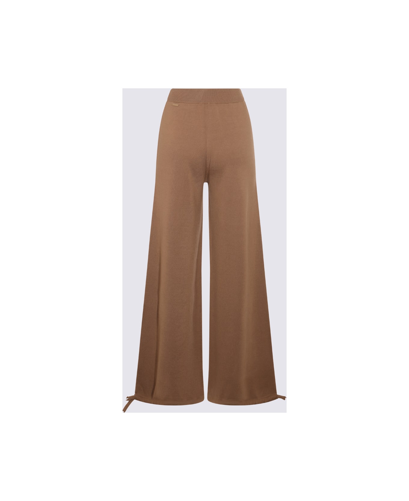Max Mara Beige Wool Nigeria Pants - Brown