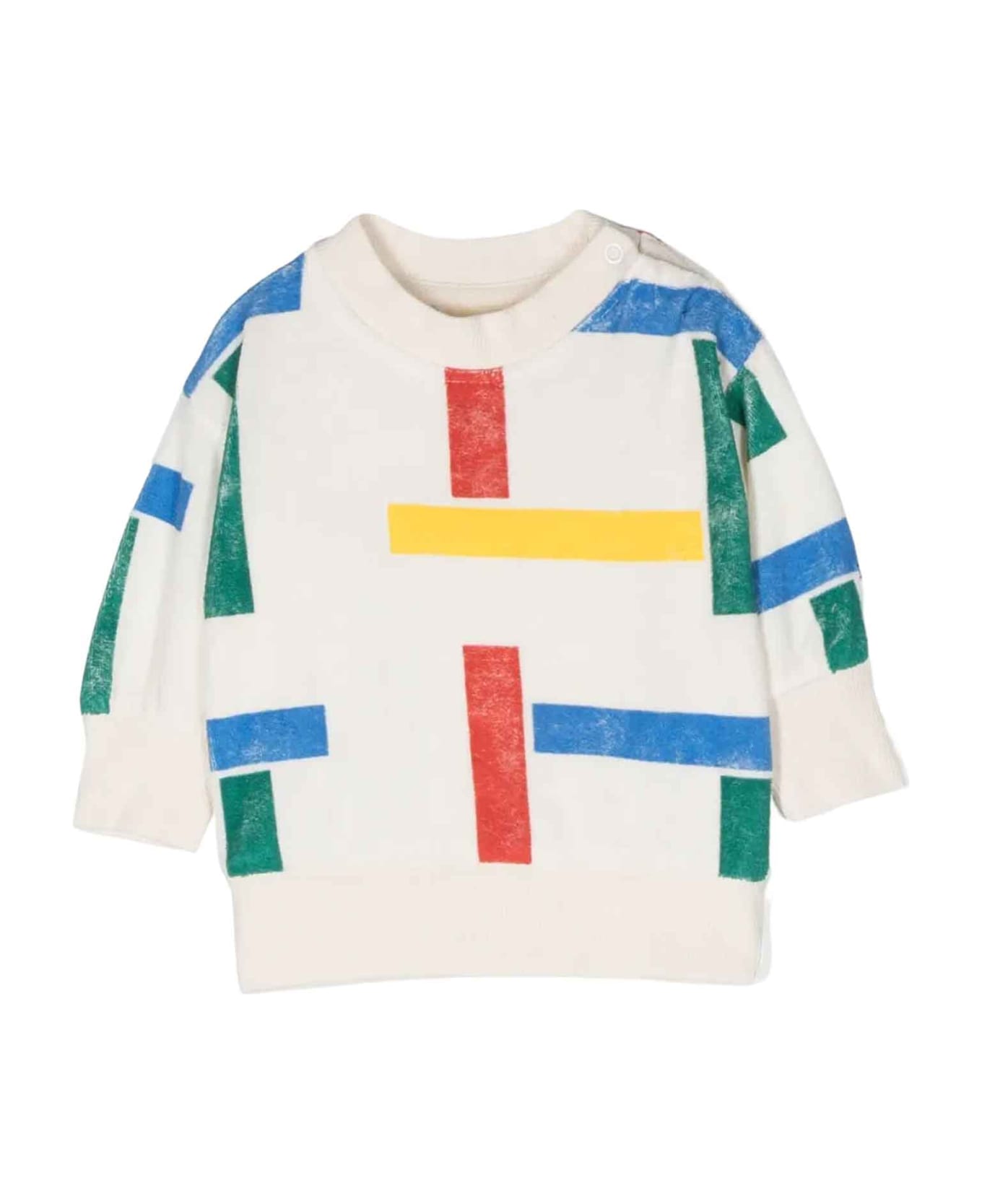 Bobo Choses White/multicolor Sweatshirt Baby Unisex . - Multicolor