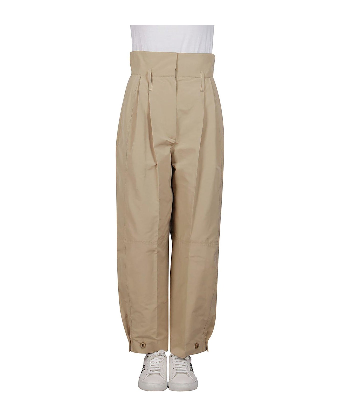 Givenchy High-waisted Cargo Trousers - BEIGE