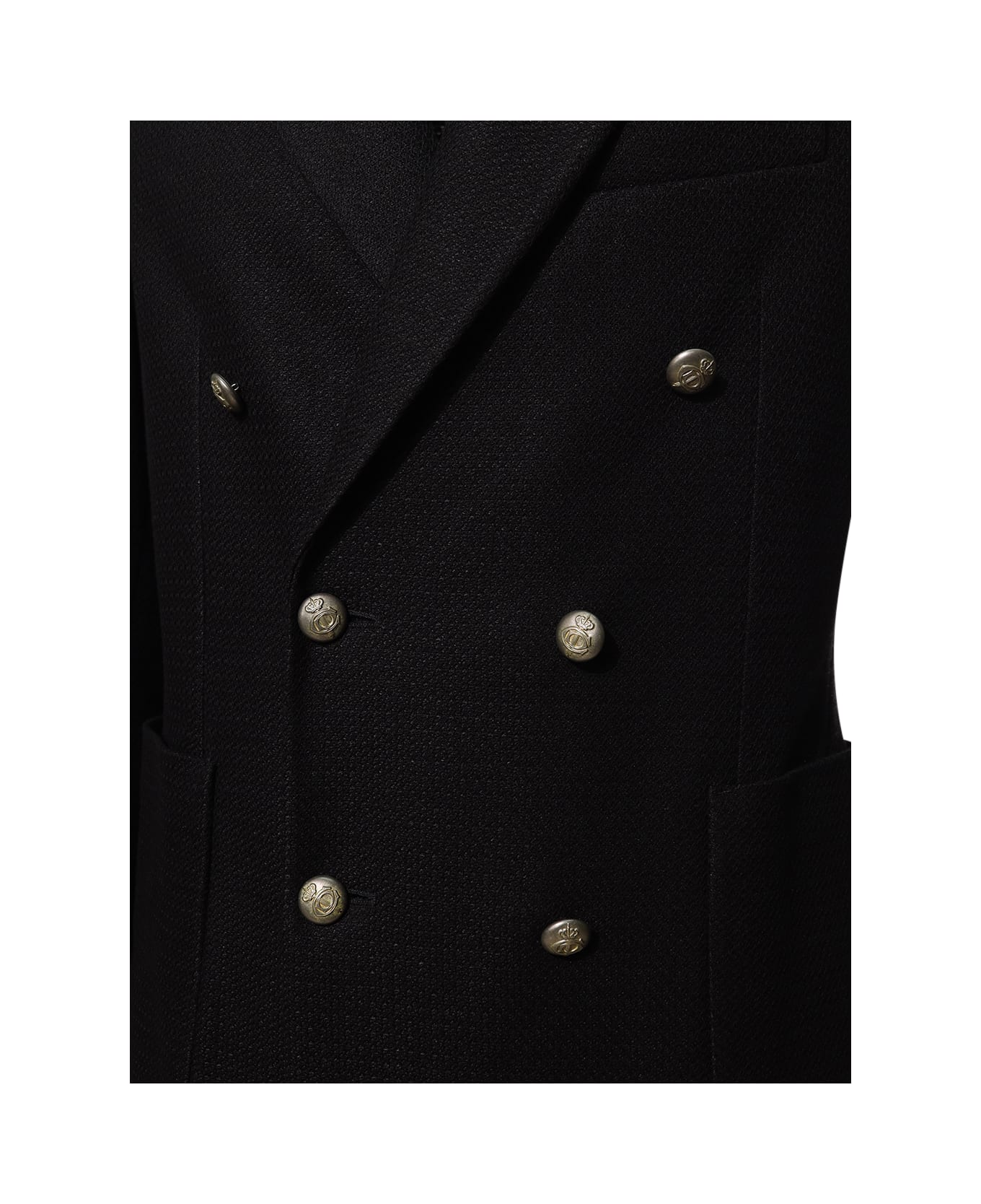 Circolo 1901 Double-breasted Jacket Circolo - Black