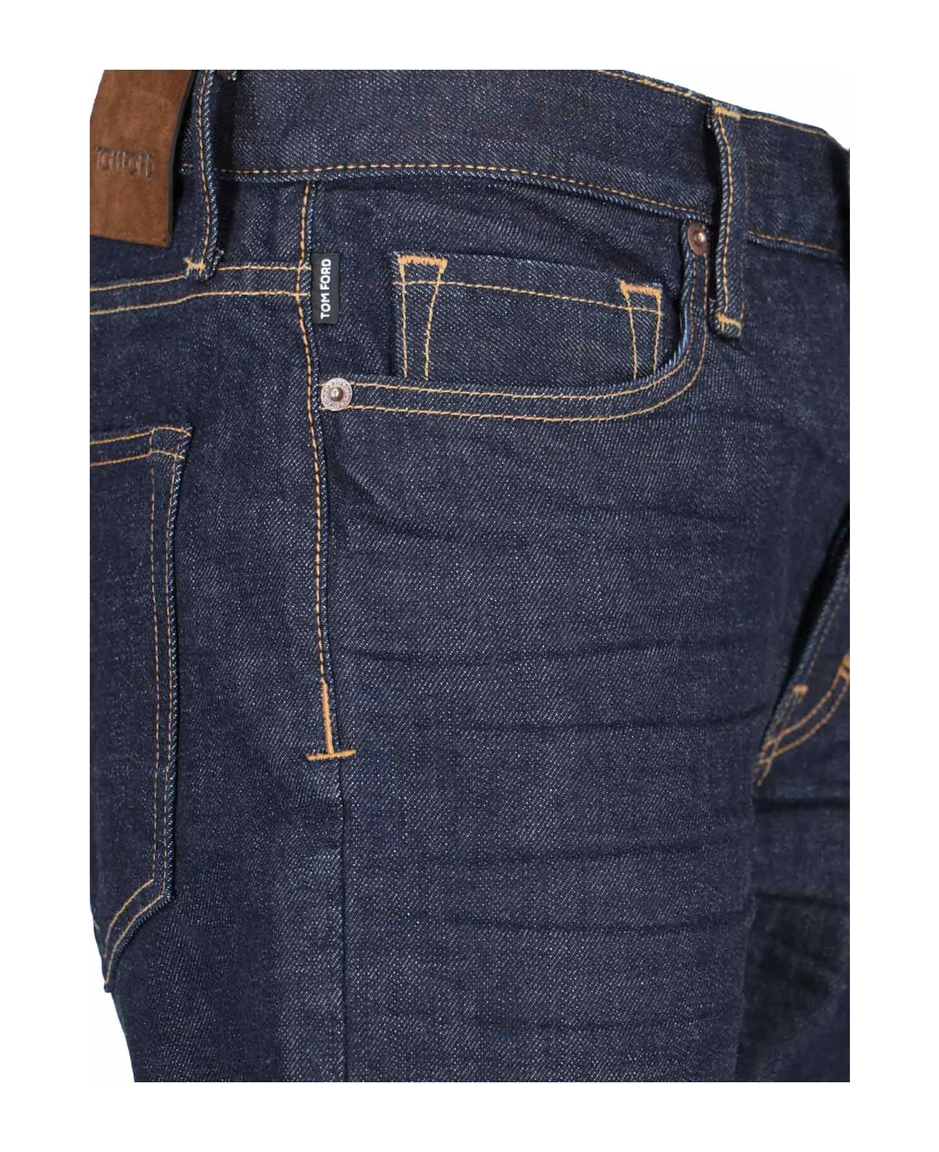 Tom Ford 
12 Waves
 Slim Jeans - Blue