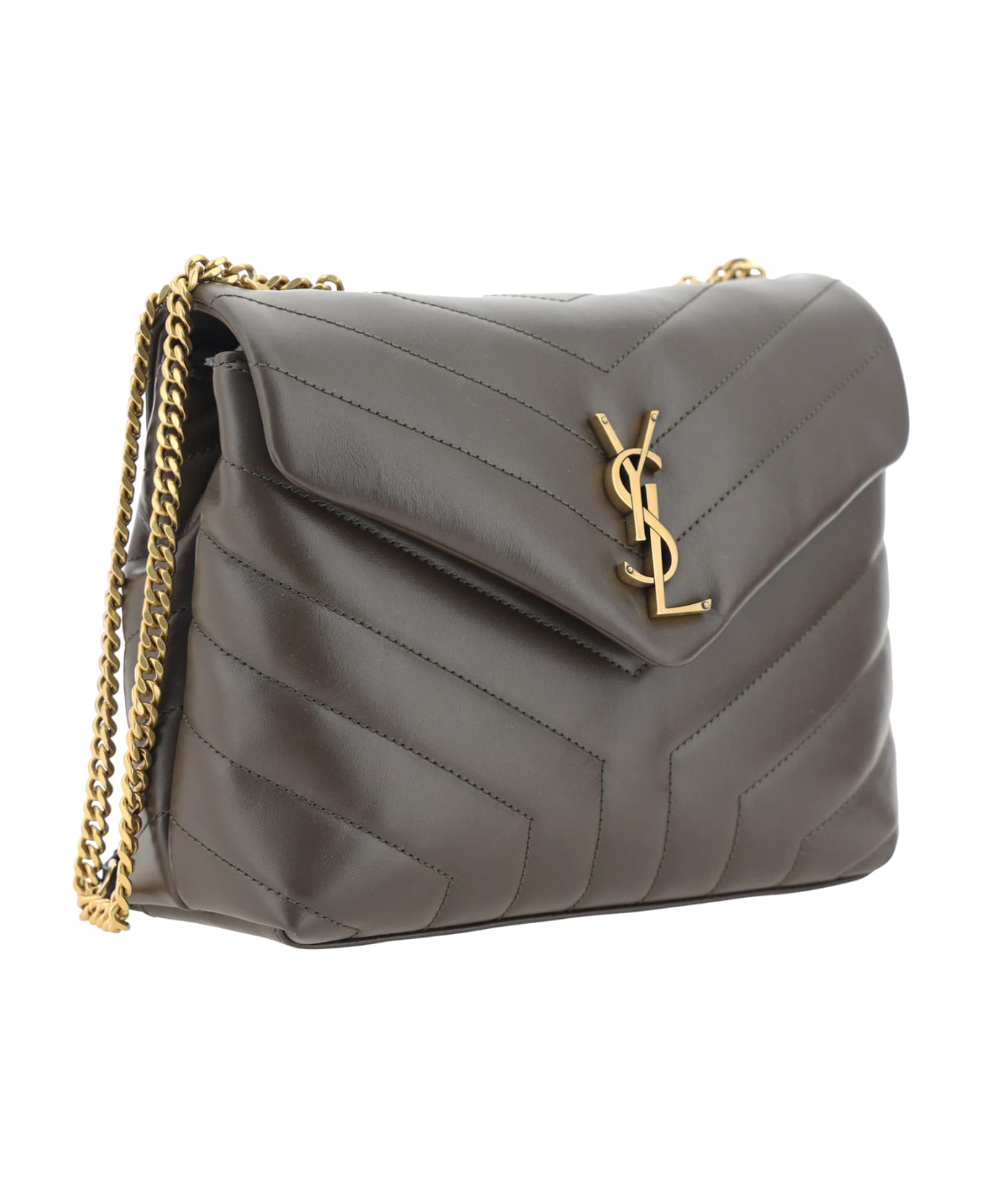 Saint Laurent Loulou Shoulder Bag - Light Musk/light Mus