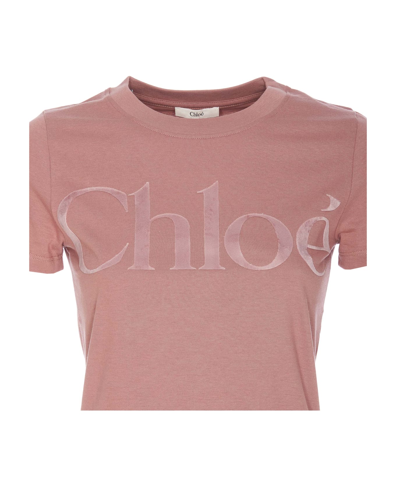 Chloé Chloe' Logo T-shirt - Pink