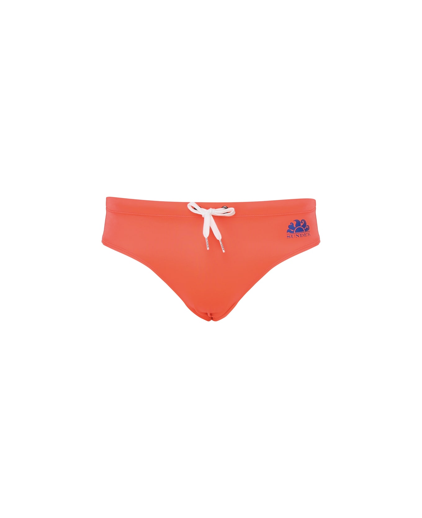 Sundek Speedo Swimsuit In Nylon - FLUO ORANGE