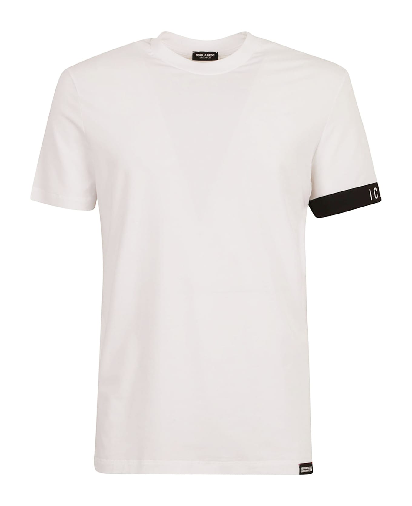 Dsquared2 Icon Band Crewneck T-shirt - White