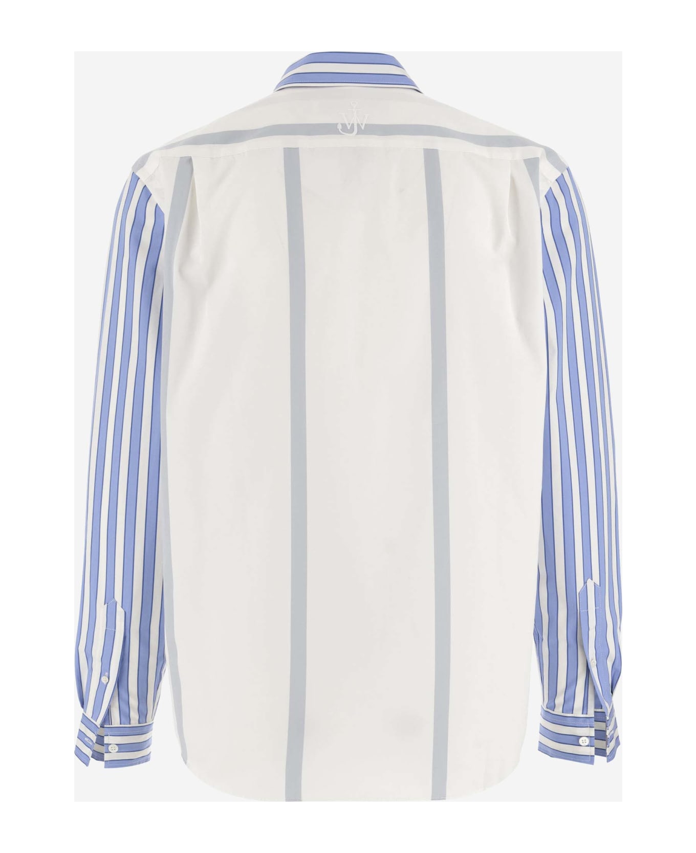 J.W. Anderson Striped Cotton Shirt - Blue/white