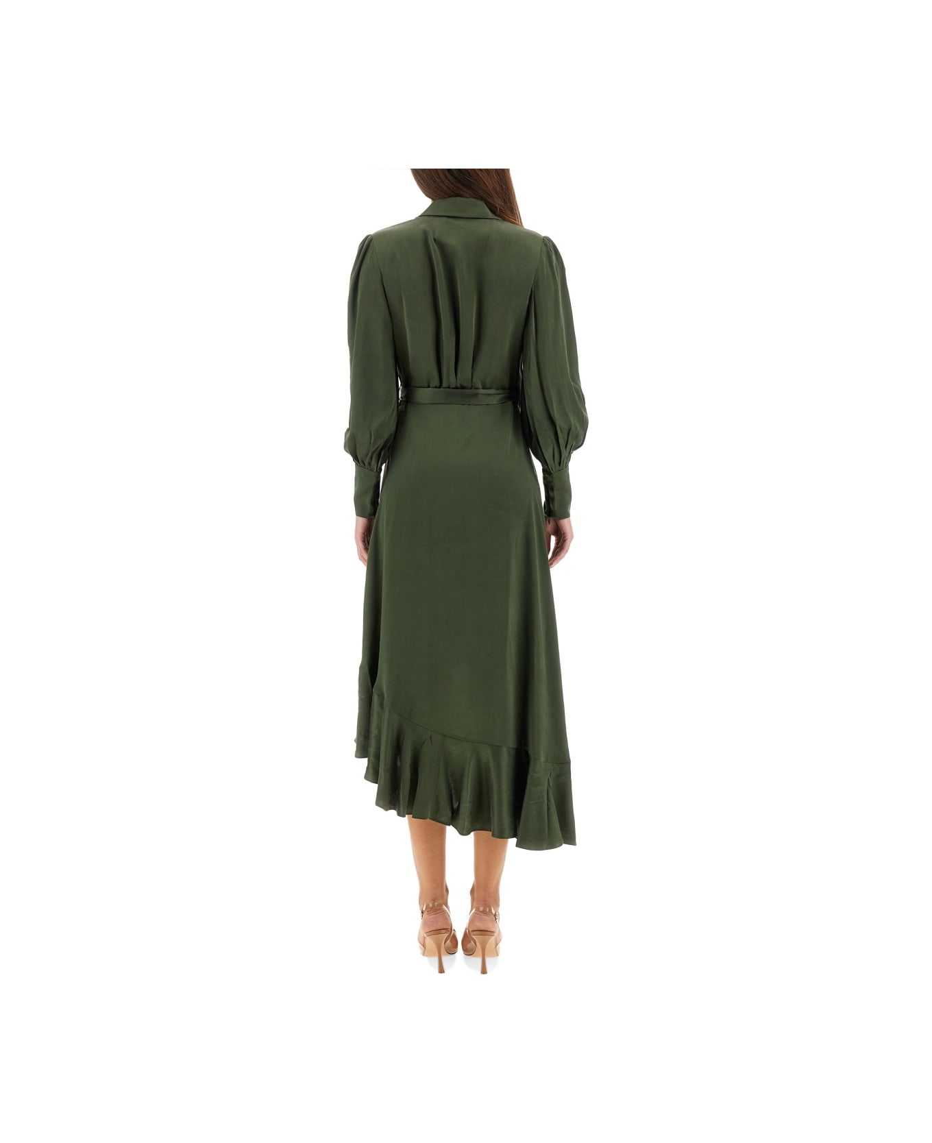 Zimmermann Midi Dress "wrap" - GREEN