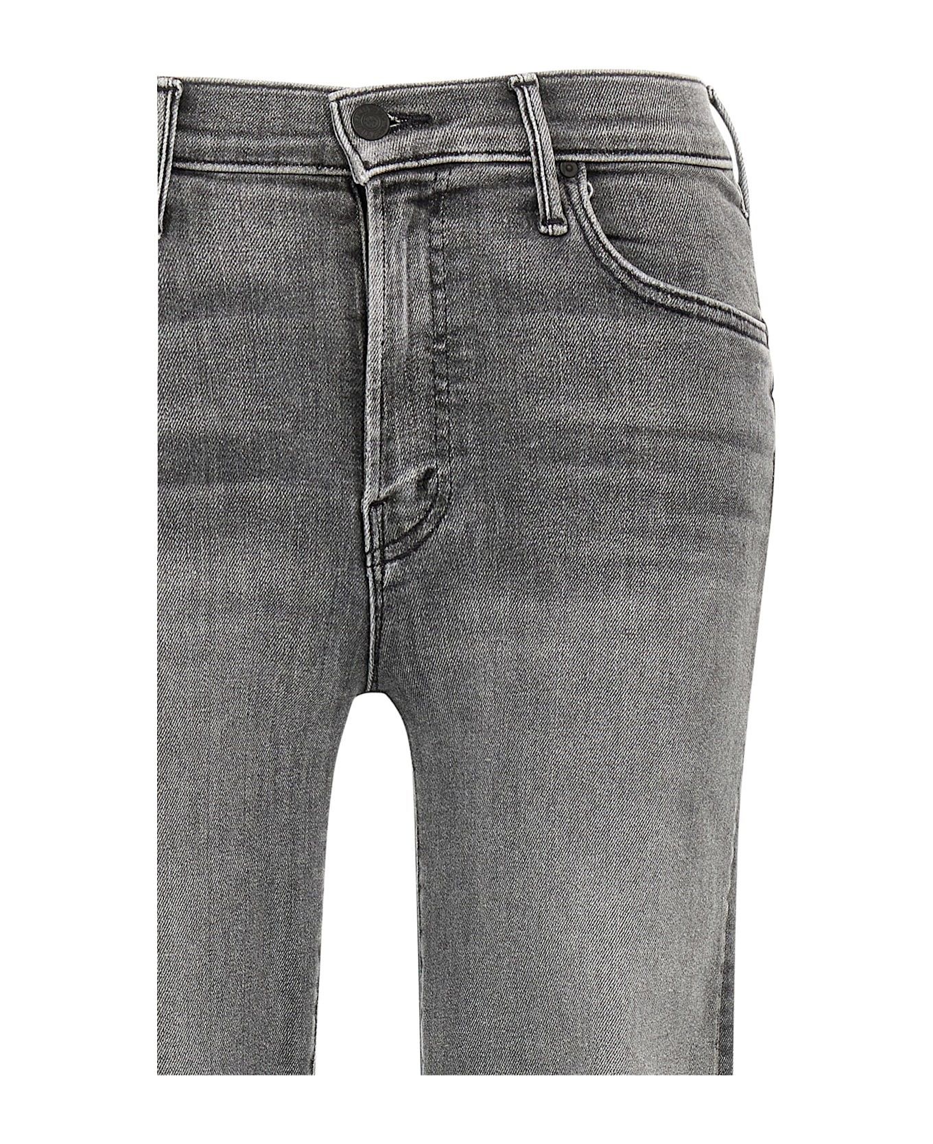 Mother 
the Pixie Mid Rise Dazzler Ankle
 Jeans - Gray
