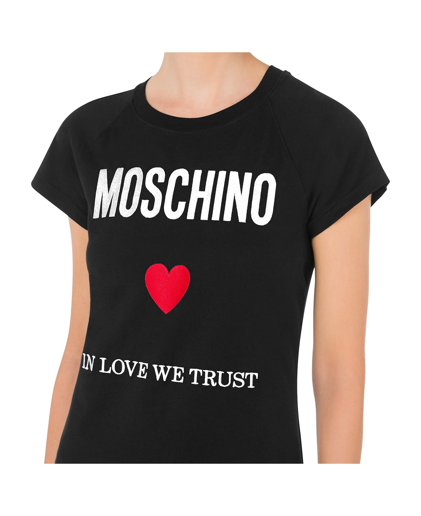 Moschino Couture In Love We Trust Mini Dress - Black ワンピース＆ドレス