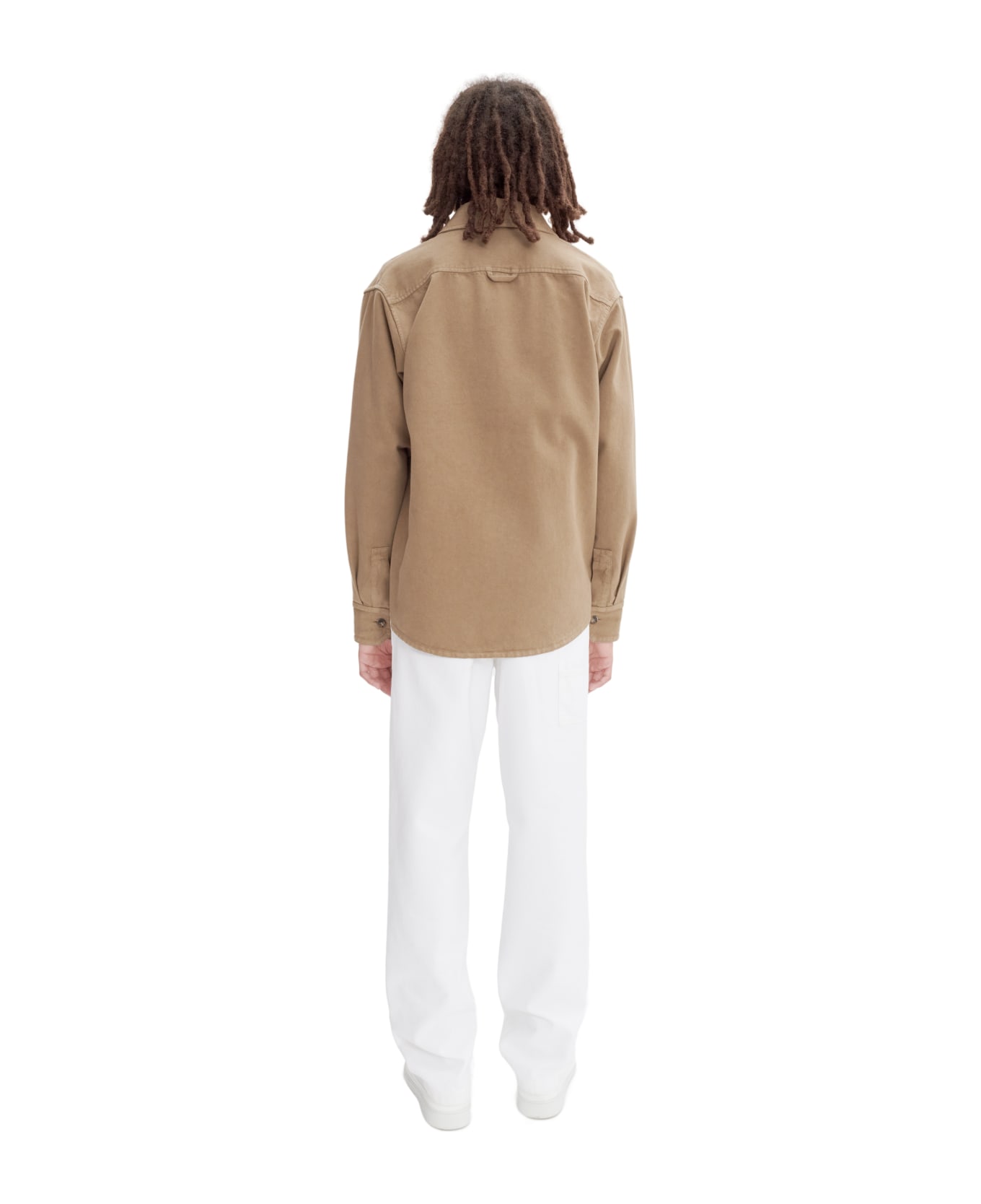 A.P.C. Surchemise Basile Brodee - Cac Marron Glace