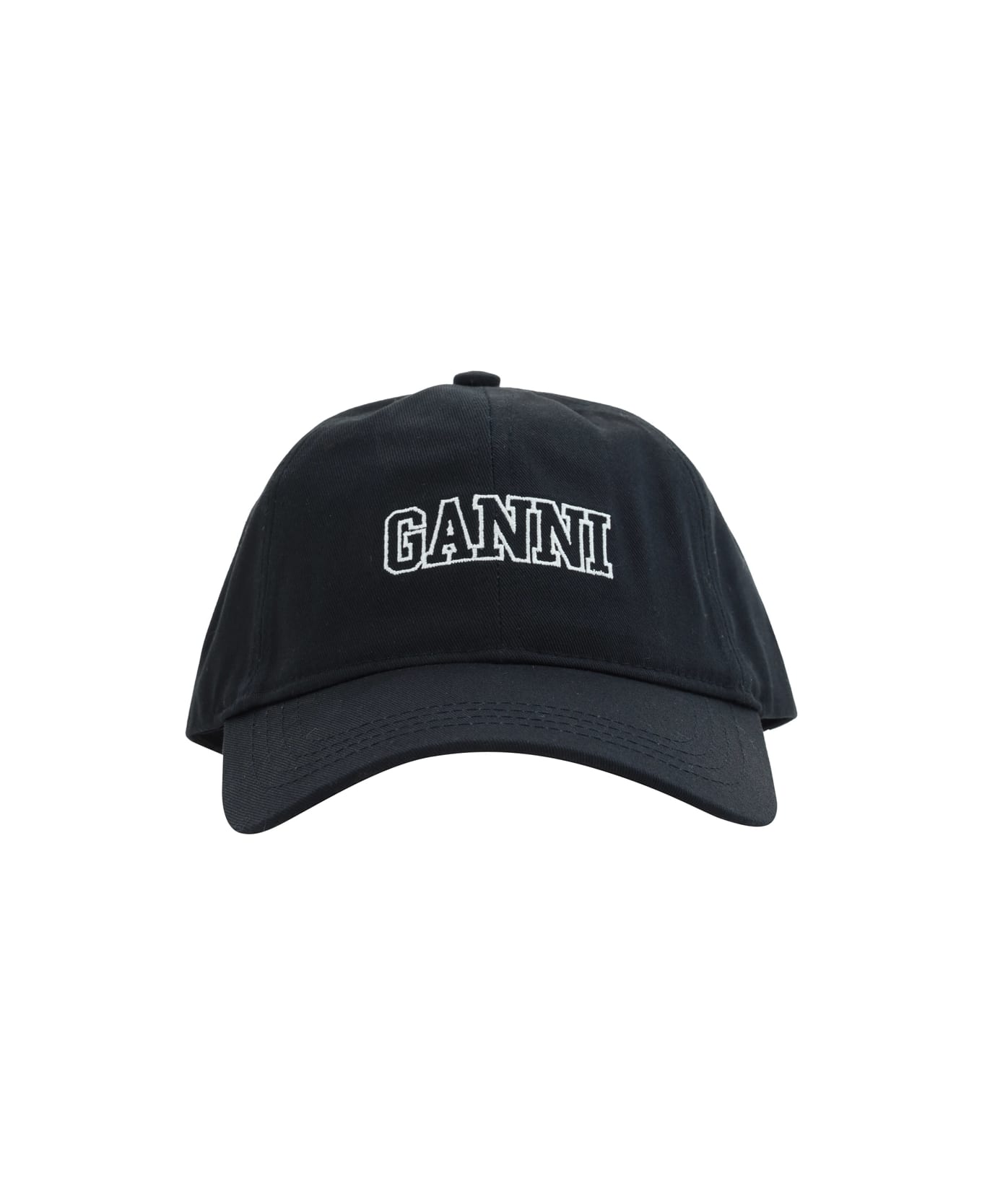 Ganni Baseball Hat - BLACK
