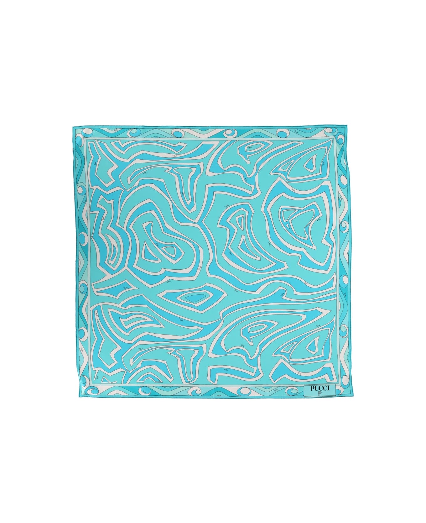 Pucci Silk Scarf - AZURE