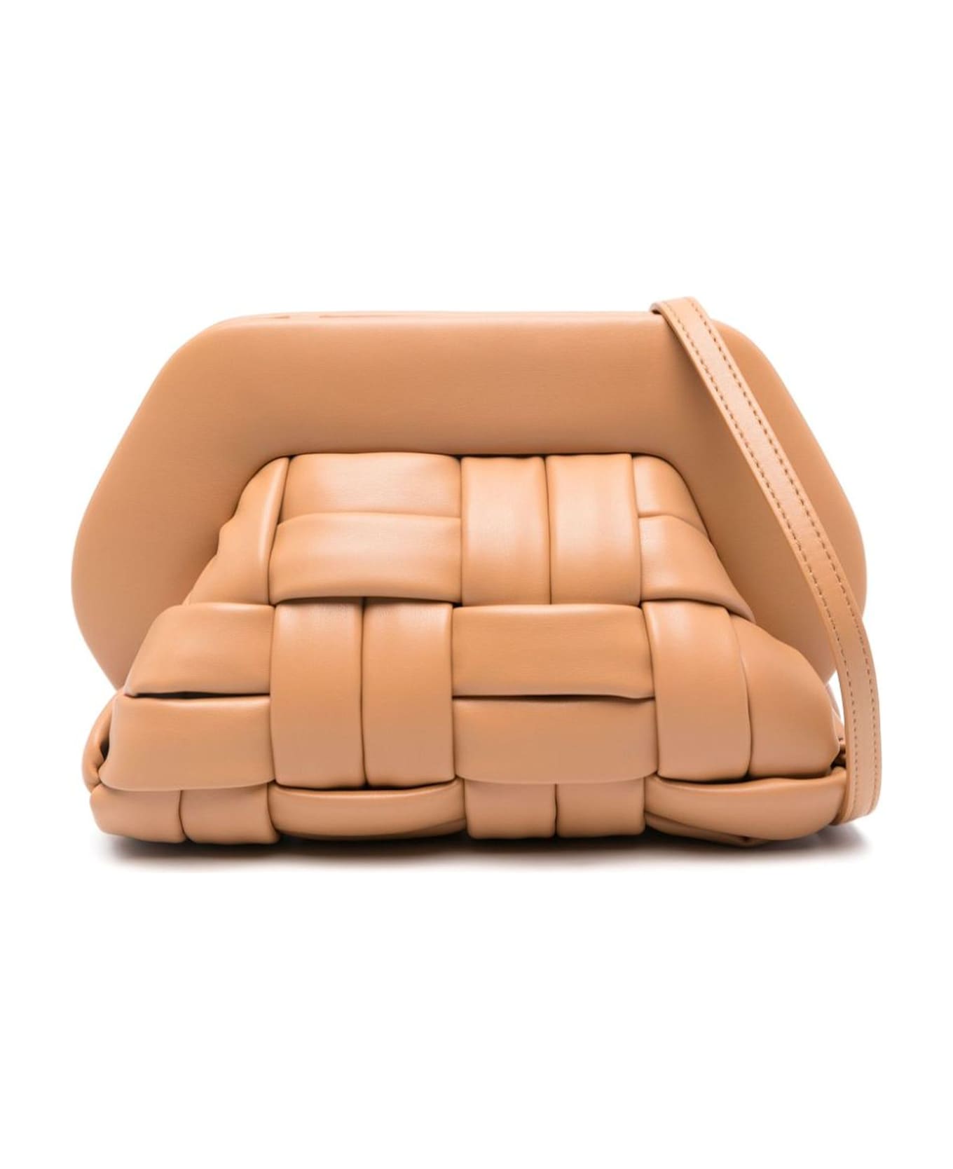 THEMOIRè Bios Brown Macadamia Clutch - Beige