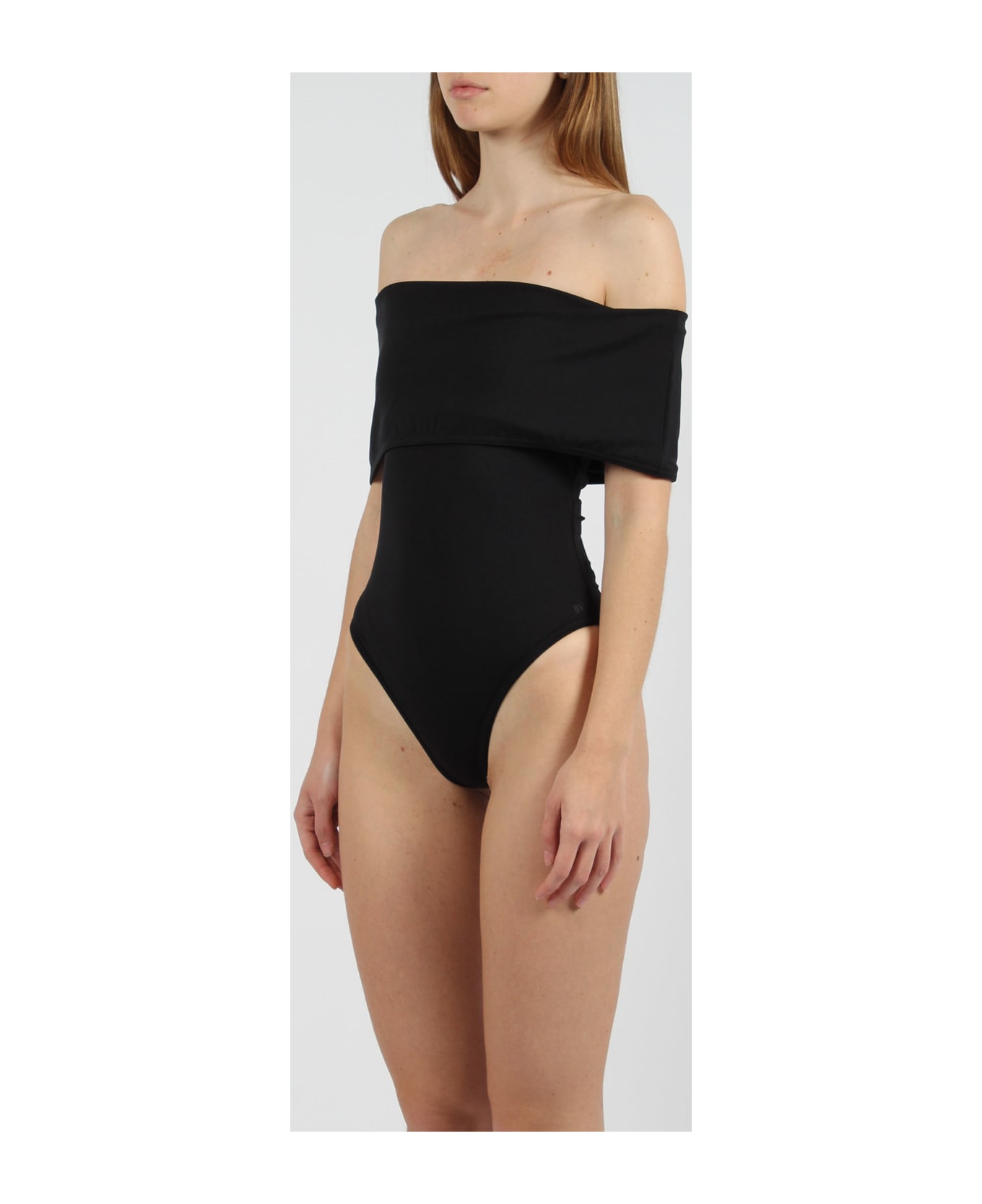 Bottega Veneta Stretch Nylon Off-the-shoulder Swimsuit
