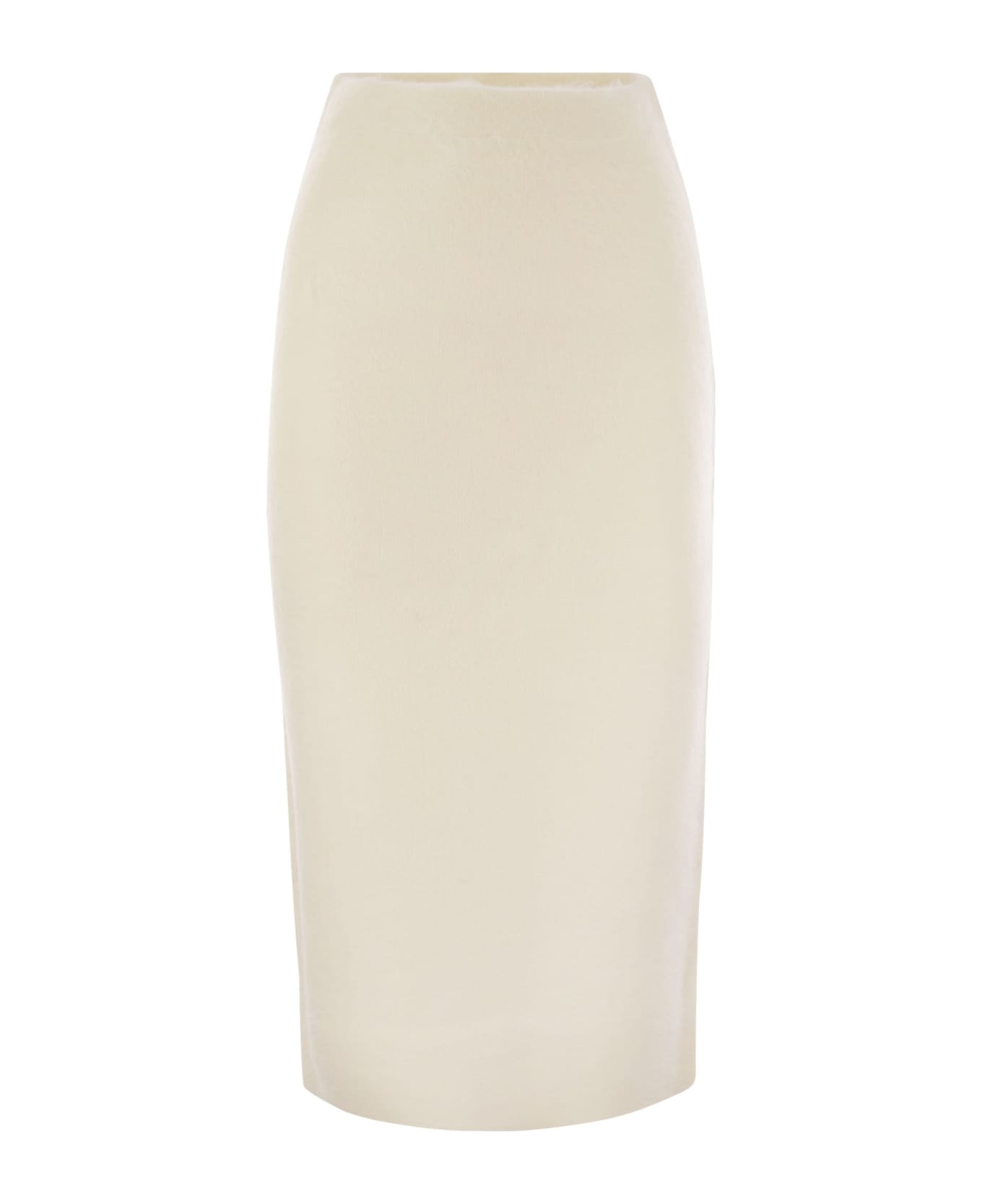 Fabiana Filippi Brushed Mohair Skirt - White