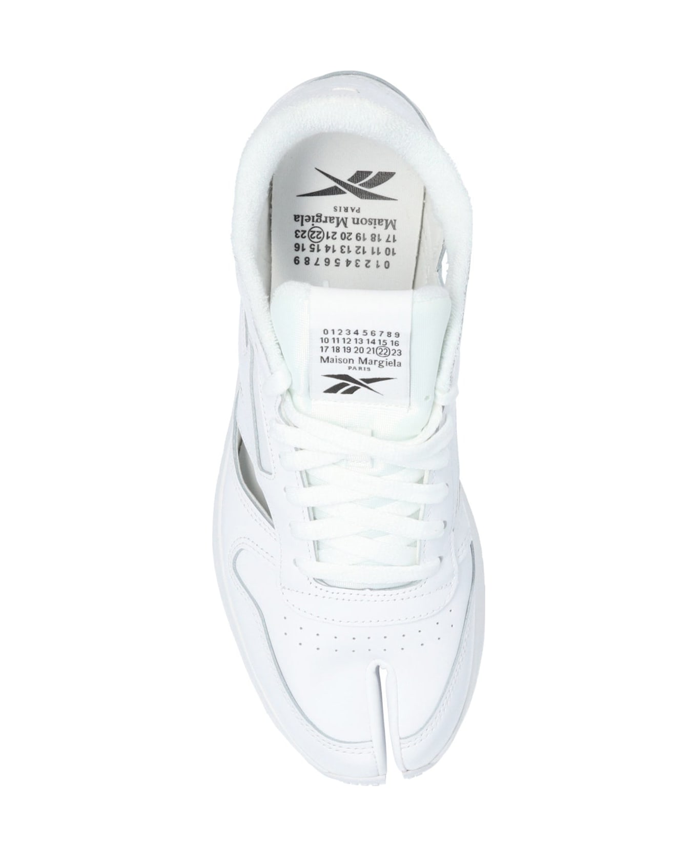 Maison Margiela Leather Sneaker - White スニーカー