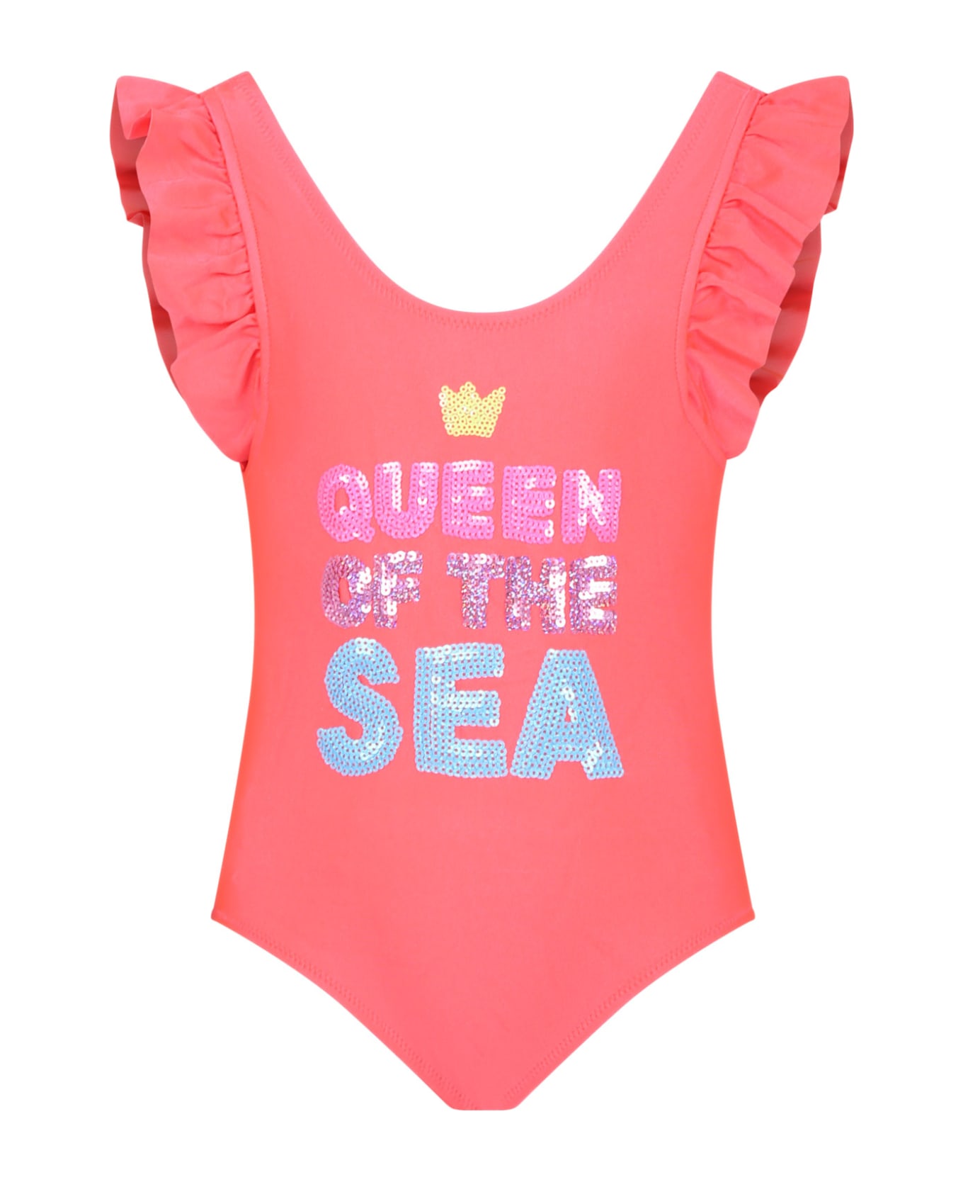 Billieblush Red Wimsuit For Baby Girl - Red