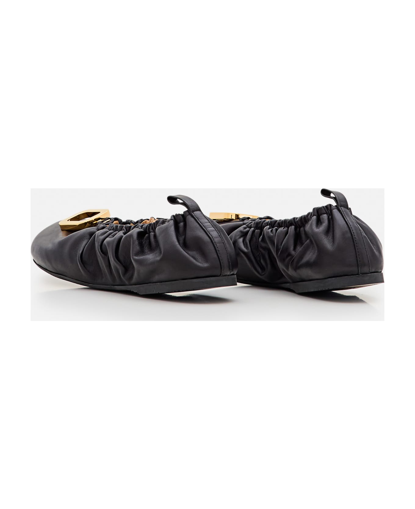 J.W. Anderson Leather Ballet Flats - Black