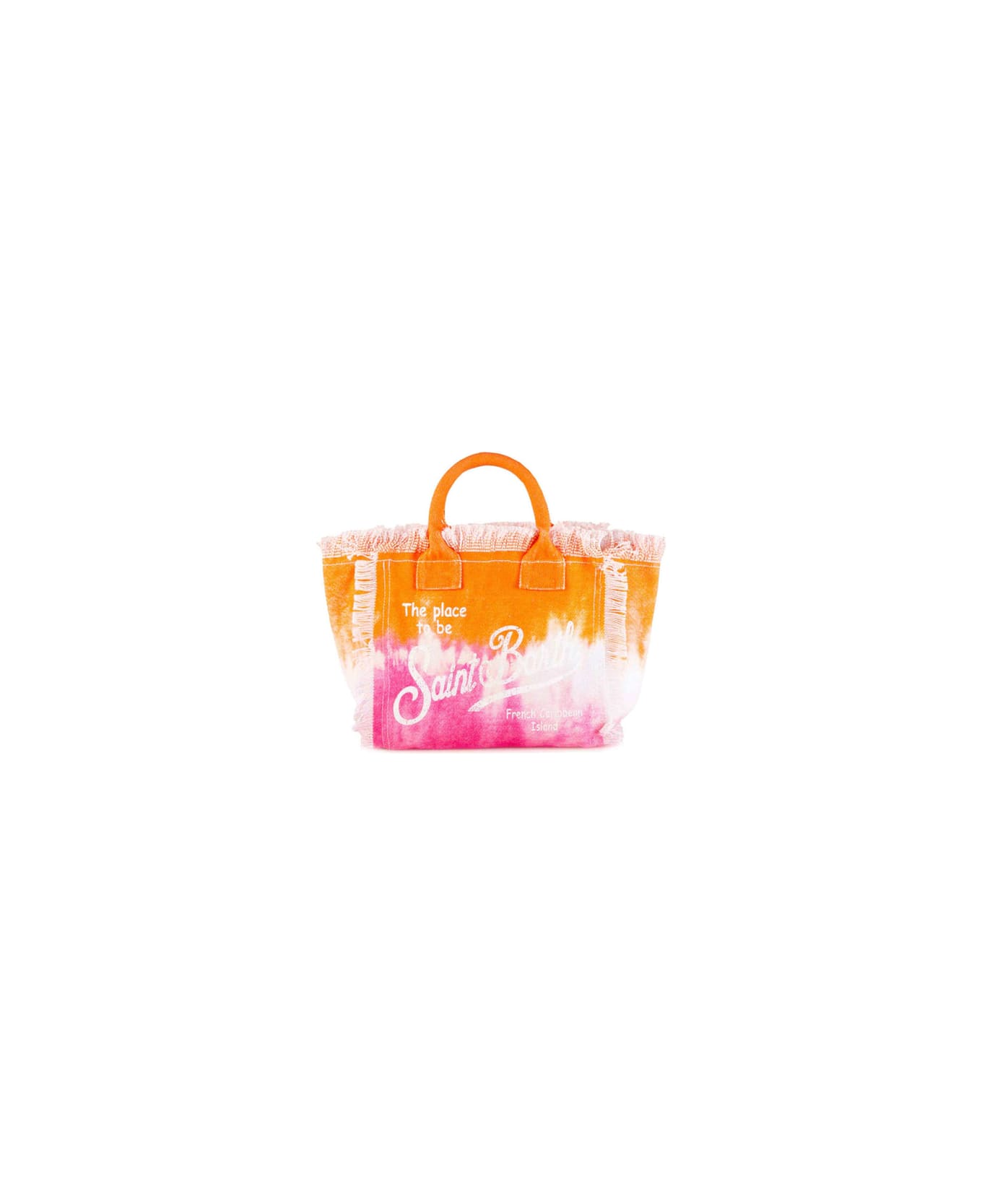 MC2 Saint Barth Colette Tie Dye Canvas Handbag - ORANGE