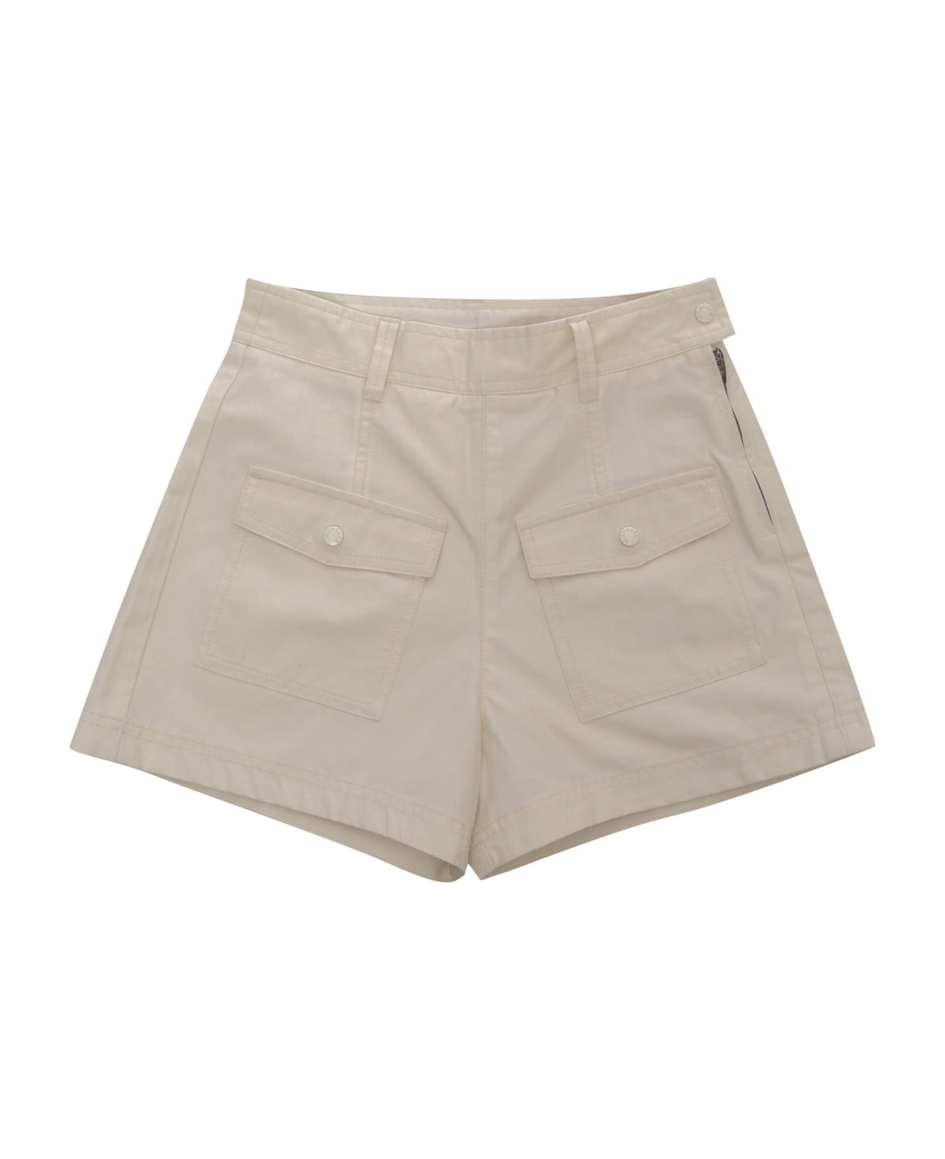 Moncler Beige Shorts - BEIGE