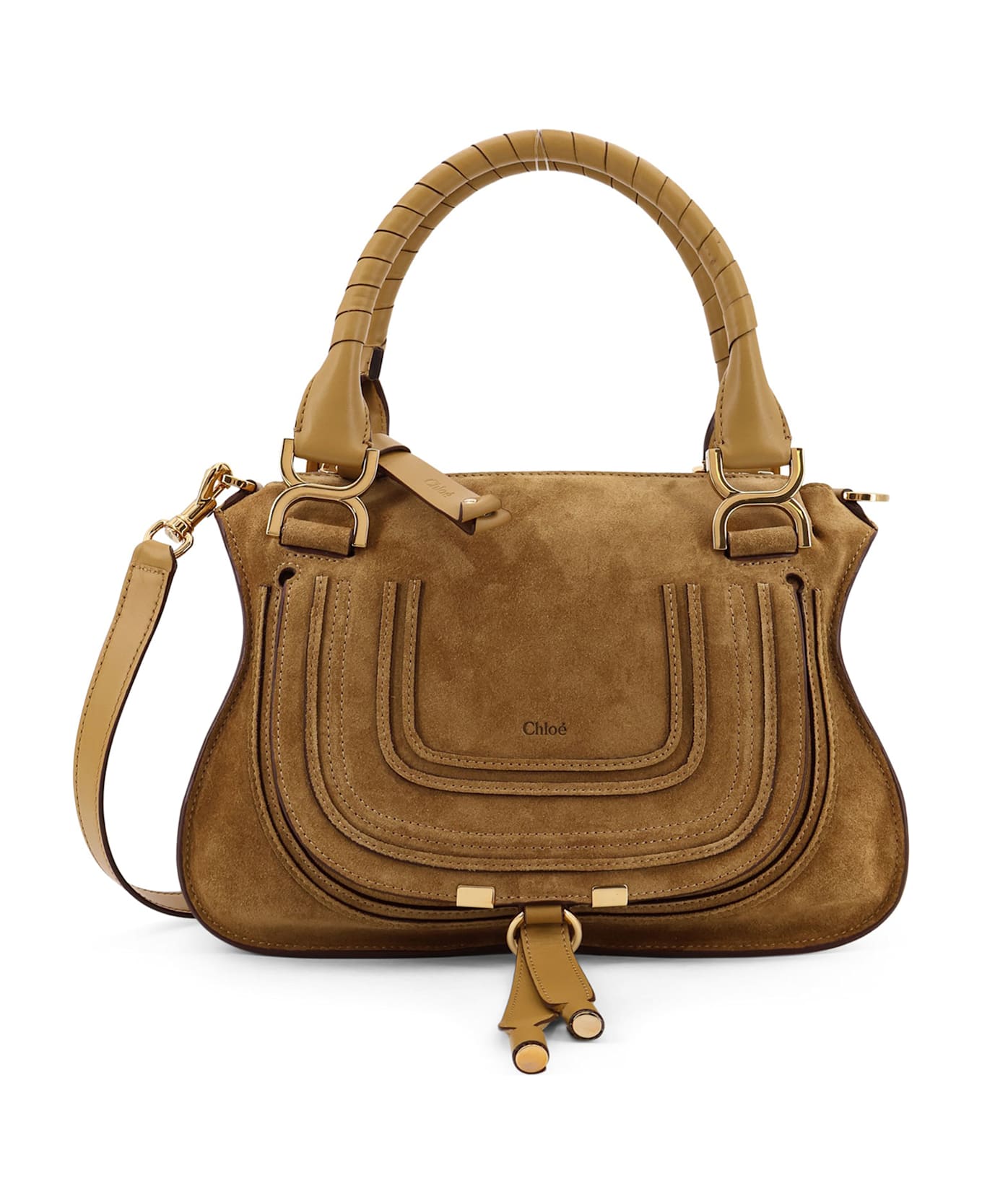 ショルダーバッグ・ポシェット MARCIE SMALL SUEDE SHOULDER BAG Chloé Marcie Small Suede Shoulder Bag | italist