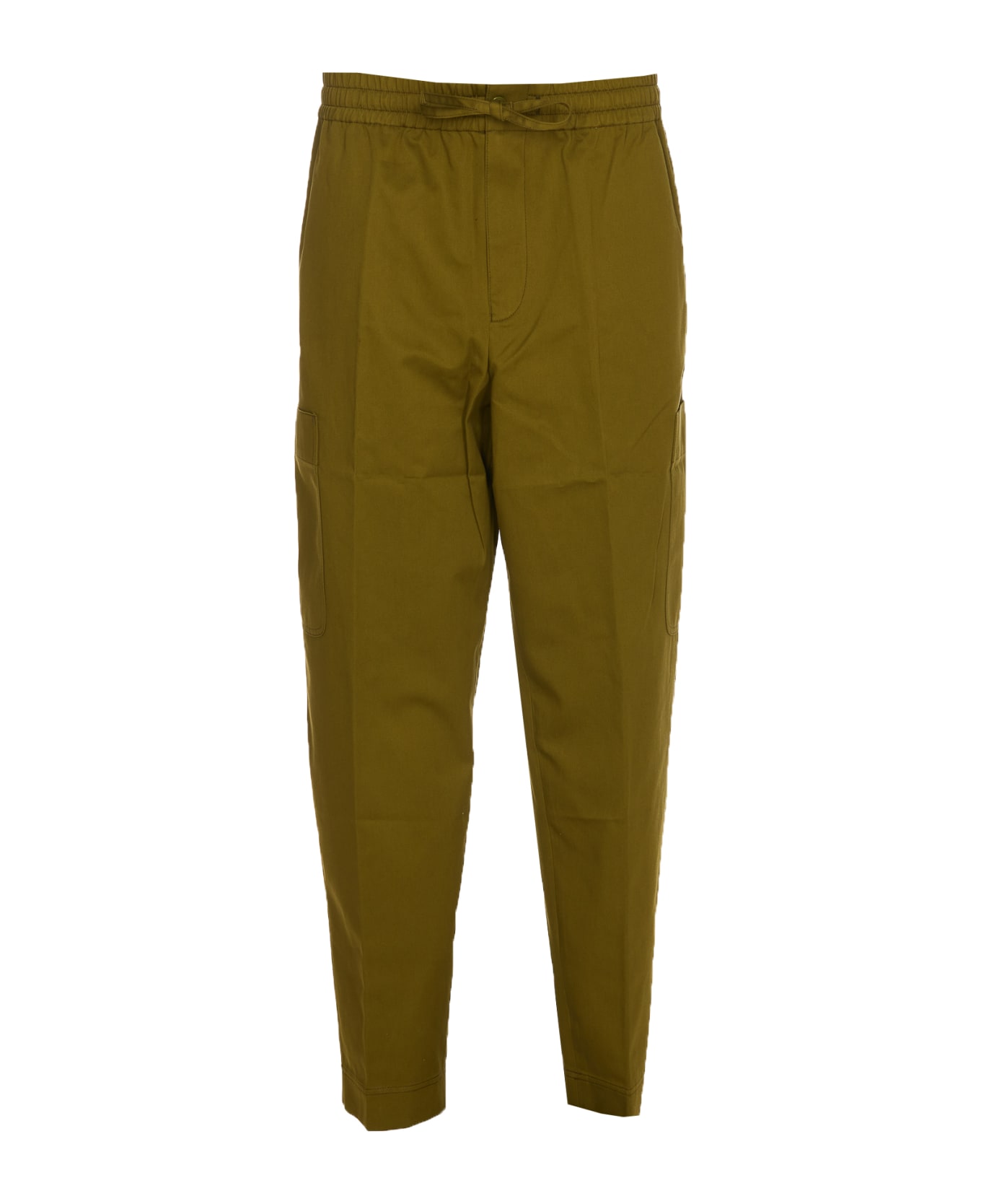 Kenzo Cotton Cargo Pants - OLIVE