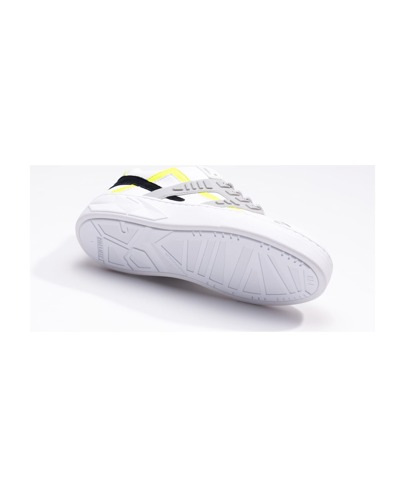 Hide&Jack Low Top Sneaker - Mini Silverstone Yellow White スニーカー