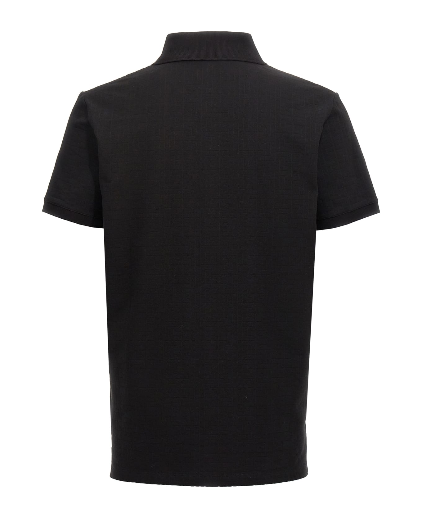 Balmain 'monogram' Polo Shirt - Black  