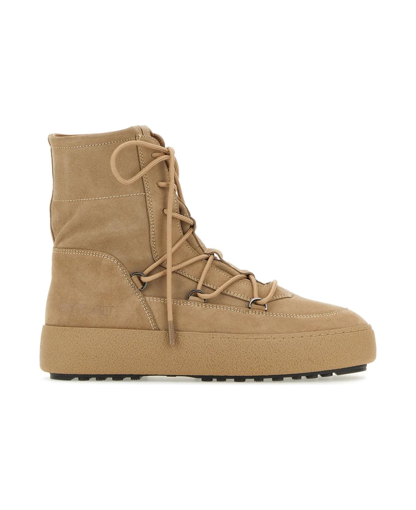 Moon Boot Sand Suede Mtrack Ankle Boots - Beige ブーツ