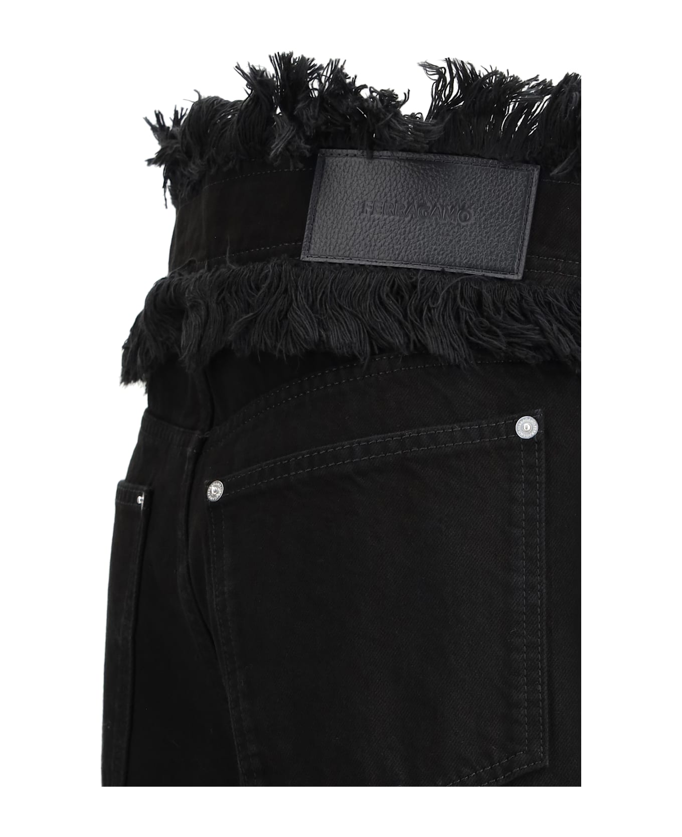 Ferragamo Frayed Edges Jeans