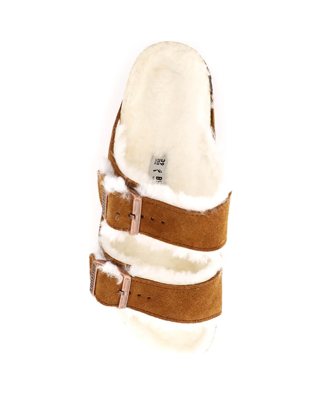 Birkenstock Arizona Shearling Mules - Brown