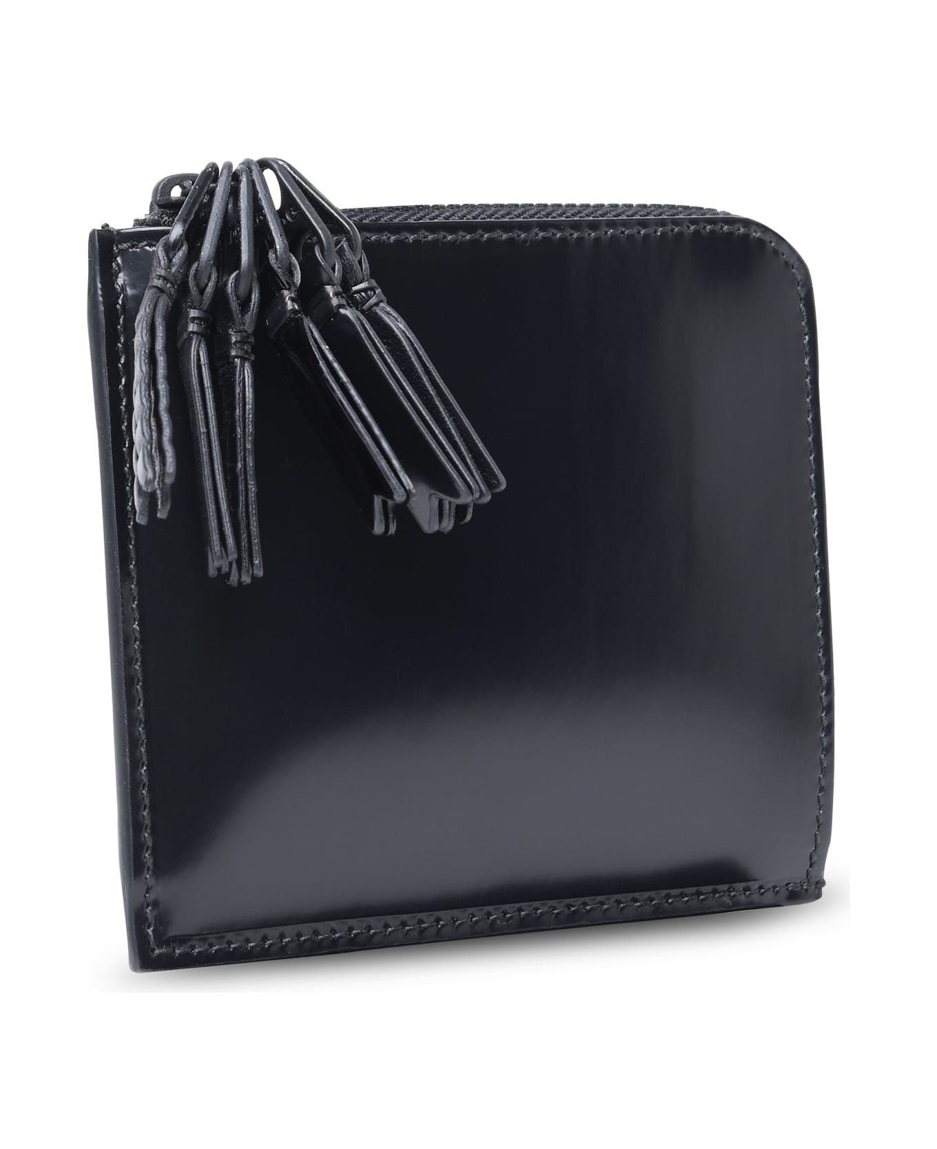 Comme des Garçons Wallet 'medley' Black Leather Wallet - Black 財布