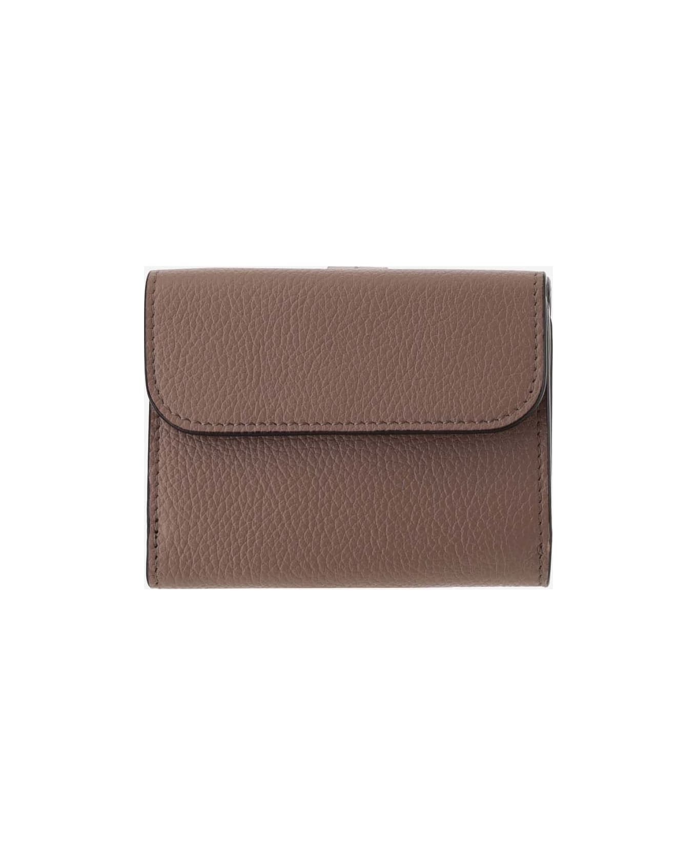 Chloé Tri-fold Alphabet Wallet - Brown 財布