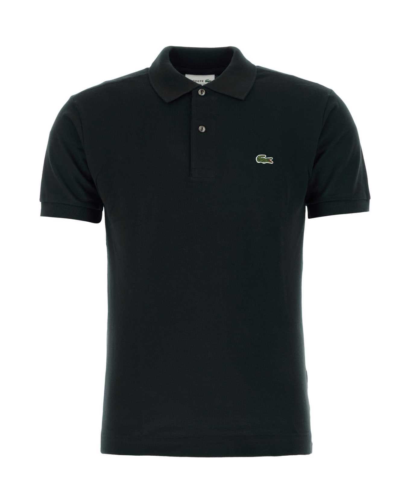 Lacoste Black Piquet Polo Shirt - 031 ポロシャツ