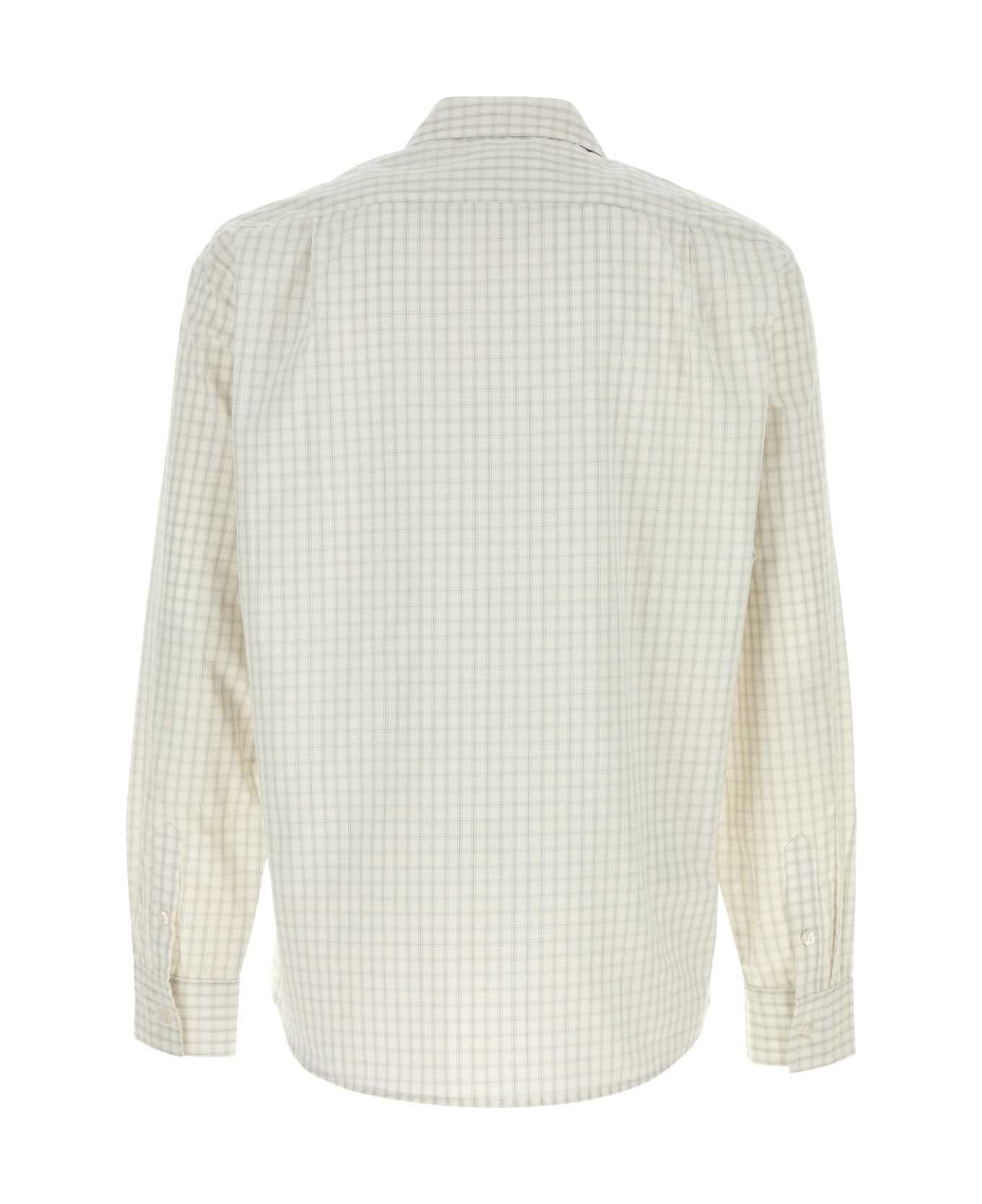 Gimaguas Embroidered Cotton Suli Shirt - WHITEGREY