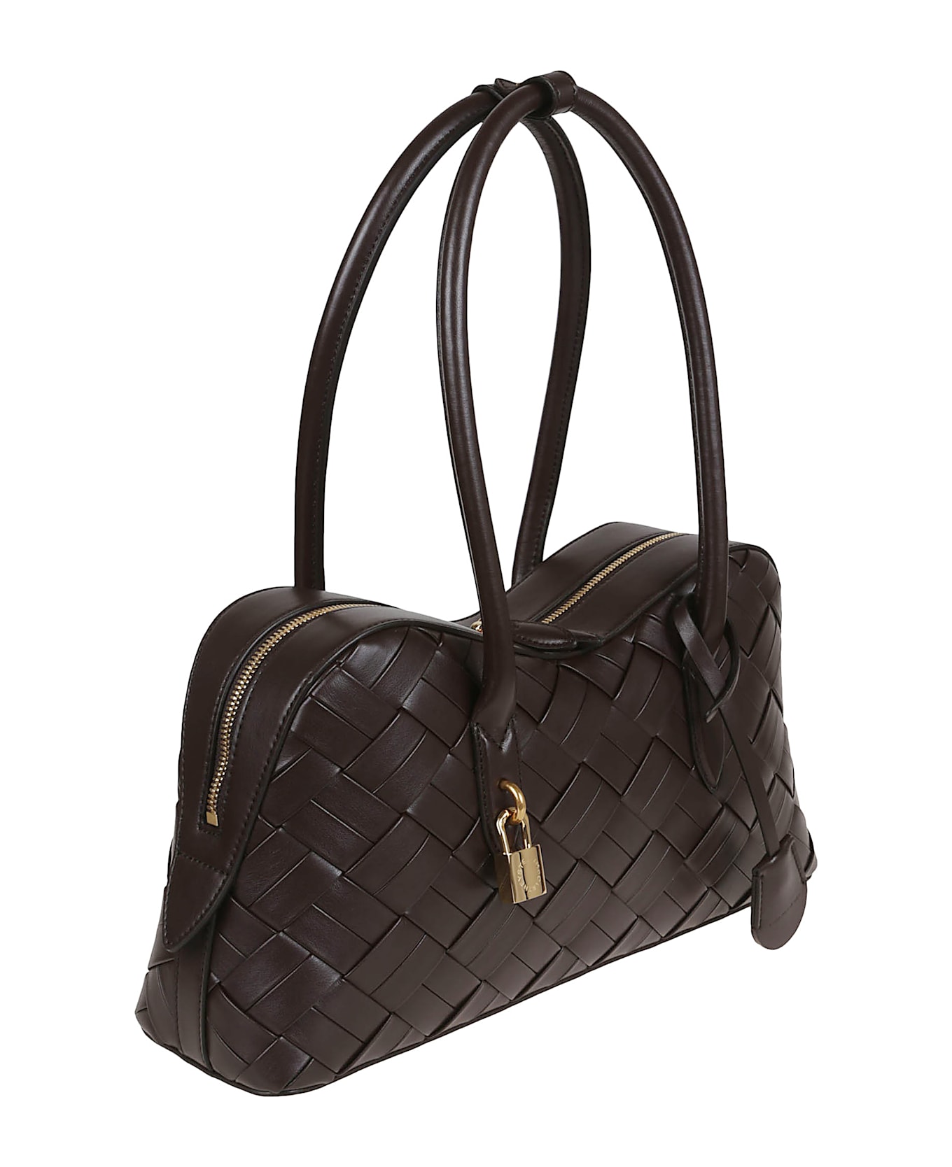 Stella McCartney Tote Woven Alter Mat - Chocolate Brown