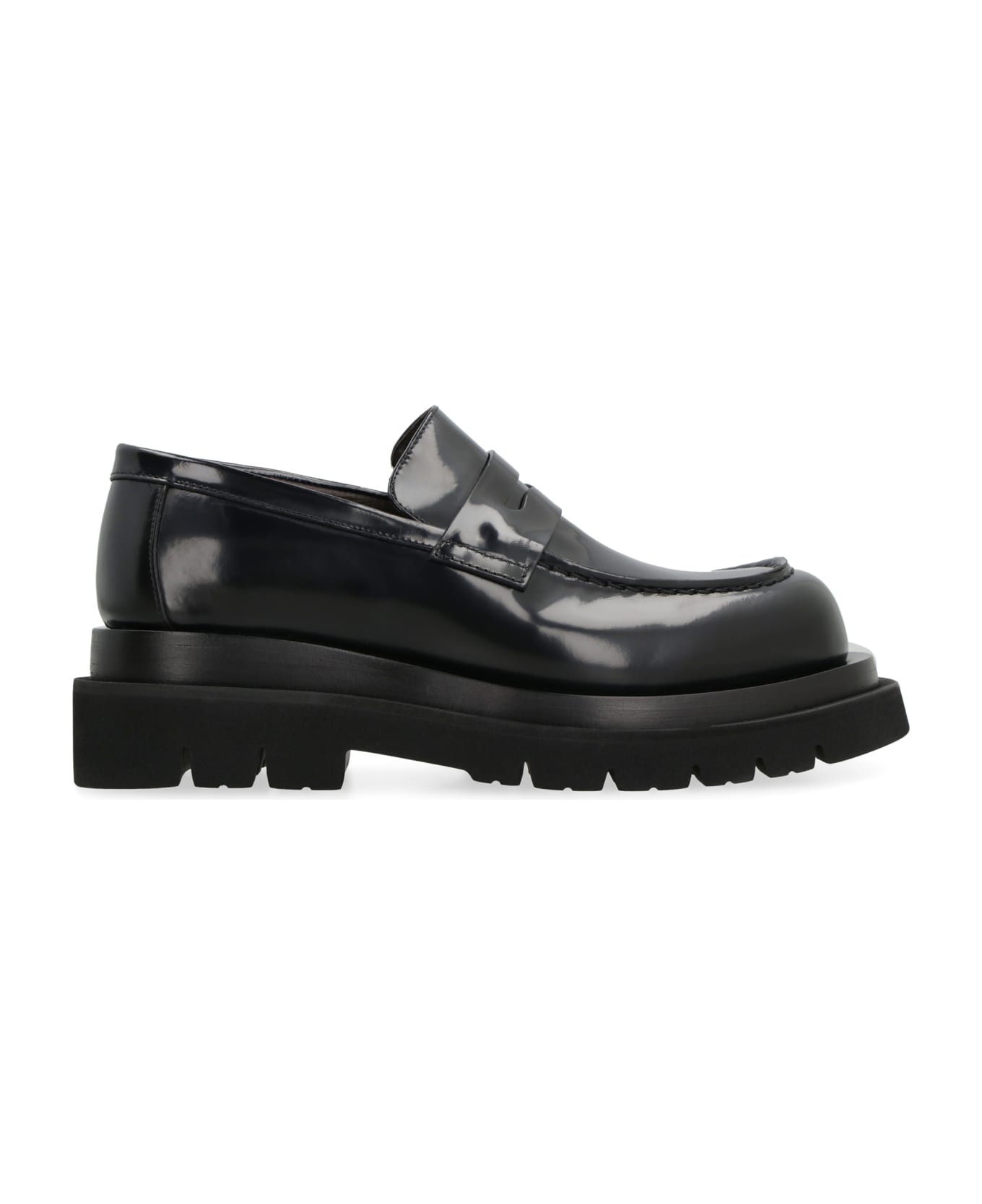 Bottega Veneta Leather Loafers - black