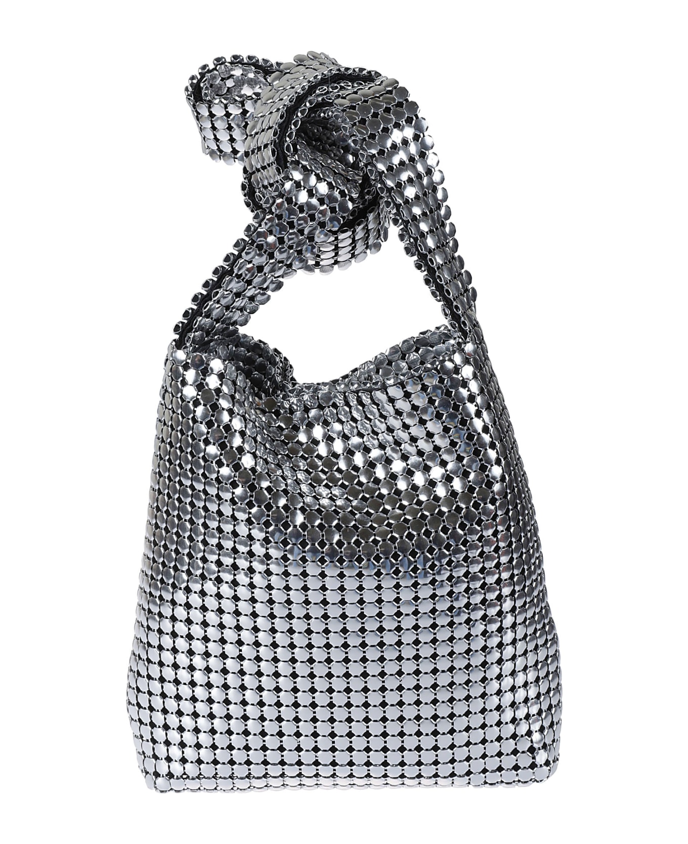 Paco Rabanne Embellished Shoulder Bag - Silver