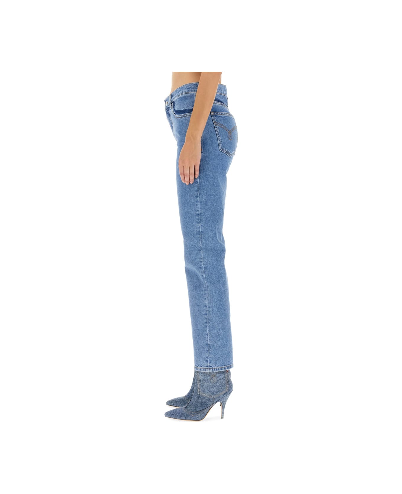 M05CH1N0 Jeans Five Pocket Jeans - BLUE
