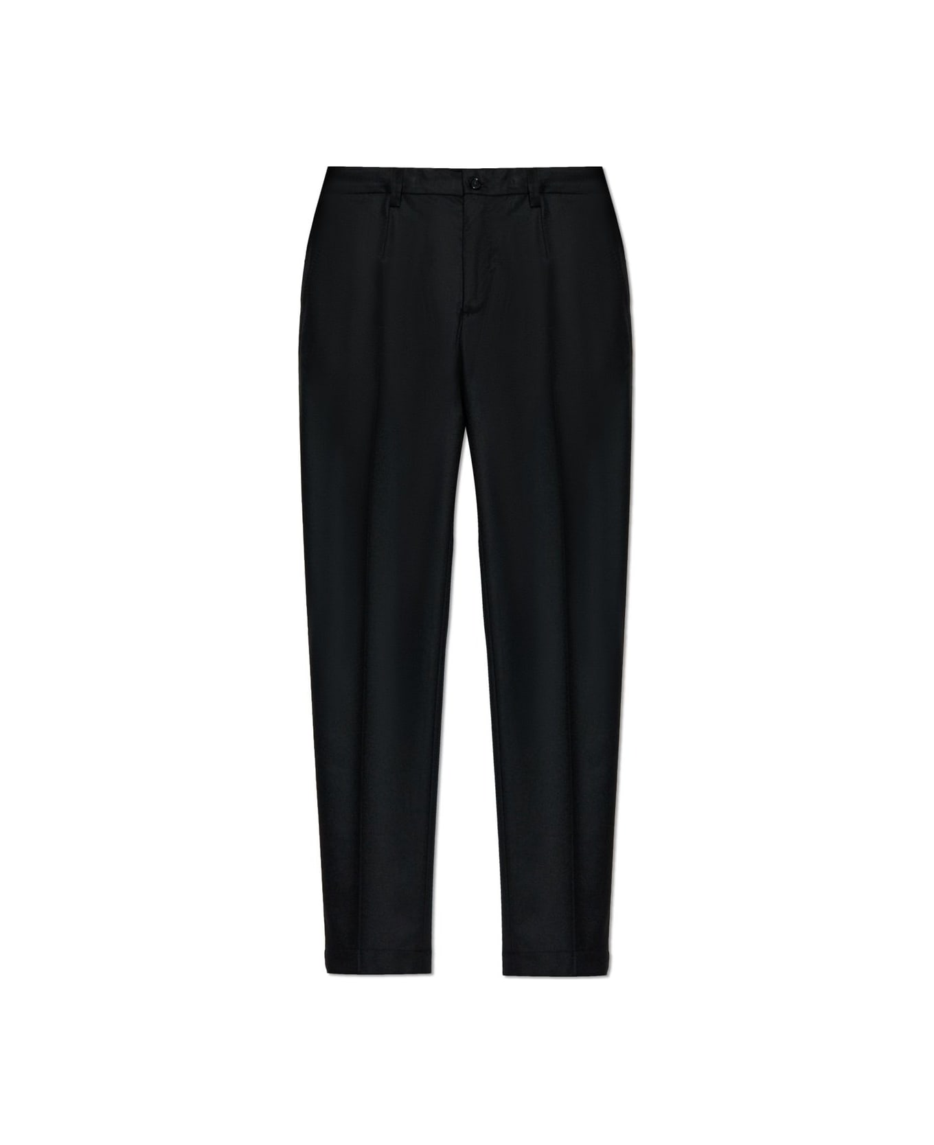 Dolce & Gabbana Tailored Flannel Pants - BLACK