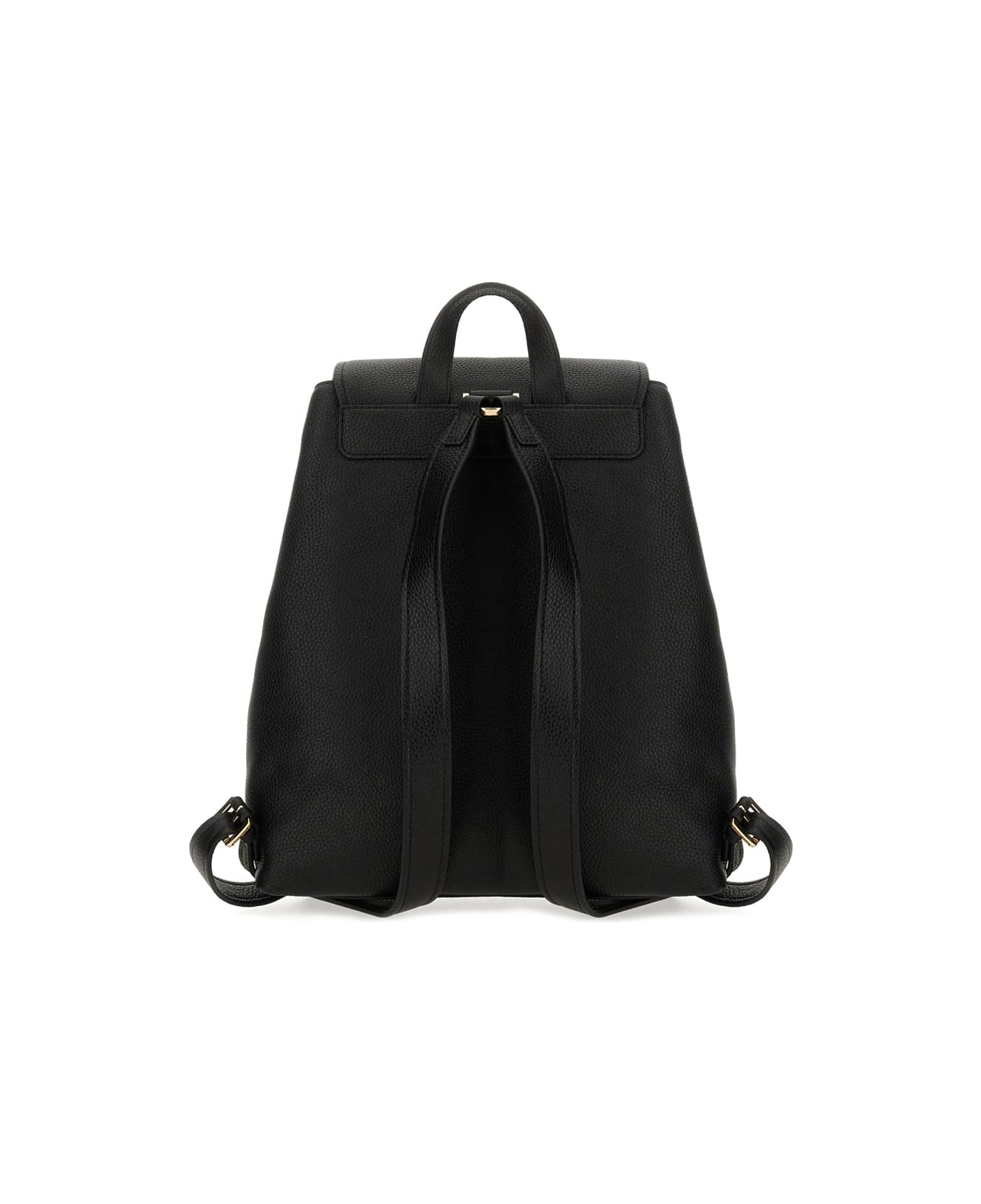 Michael Kors Leather Backpack - BLACK