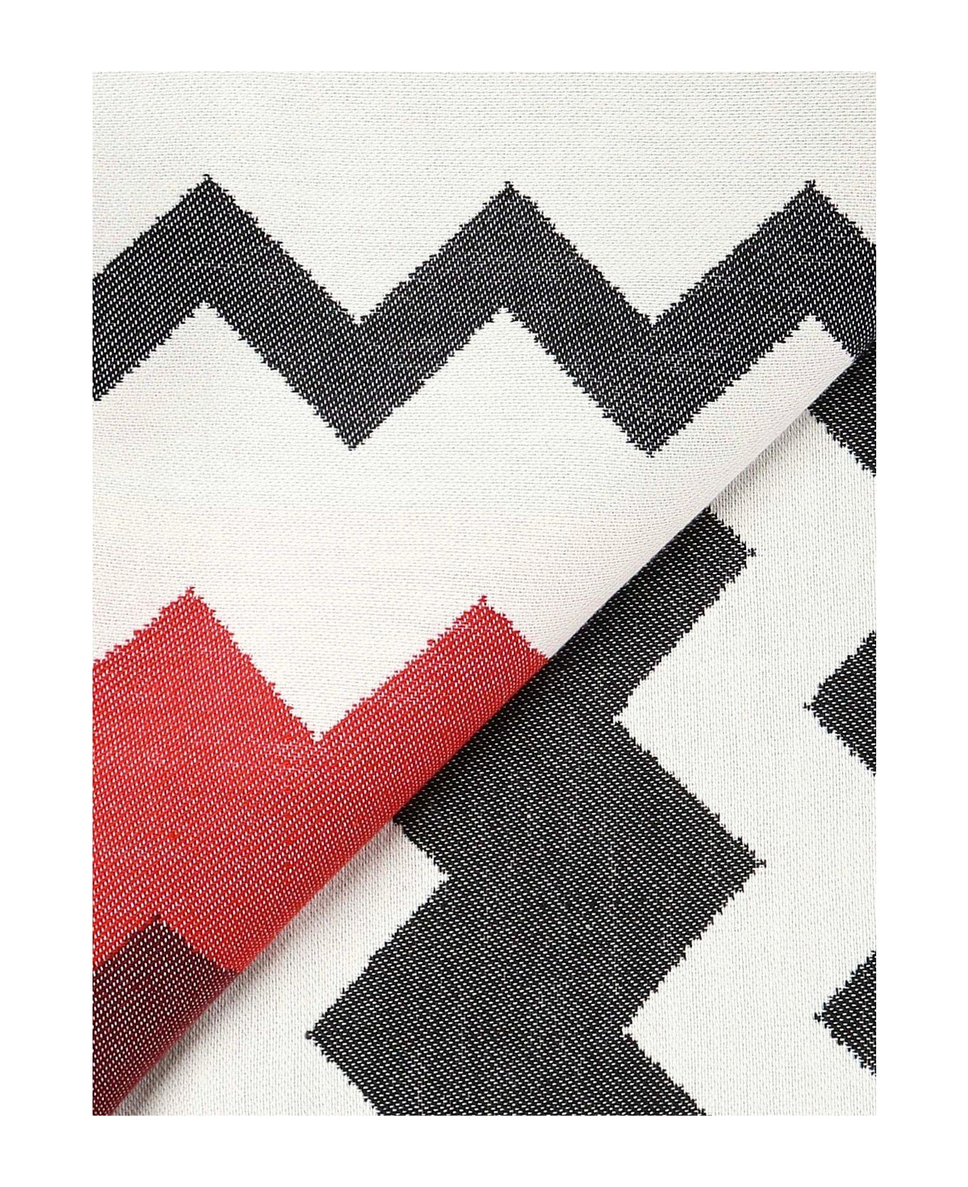 Missoni Best Fouta Fringed Towel - BLACK/RED