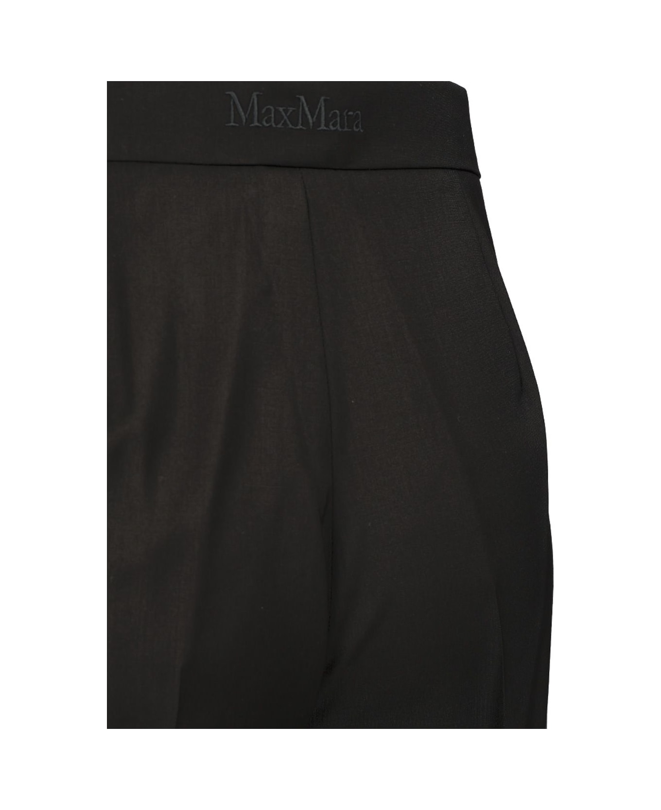 Max Mara Wide Leg Trousers - BLACK