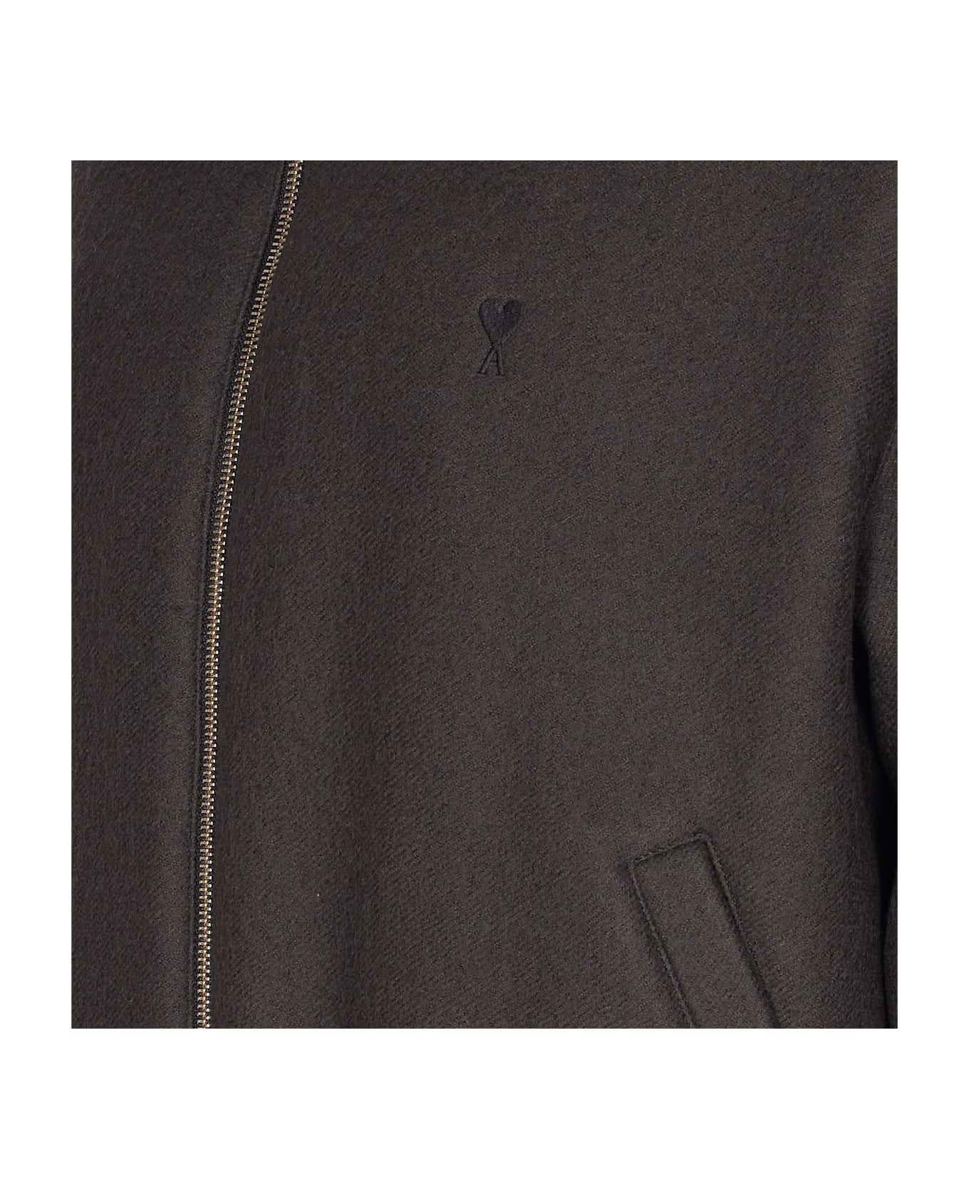 Ami Alexandre Mattiussi Ami De Coeur Jacket - Grey