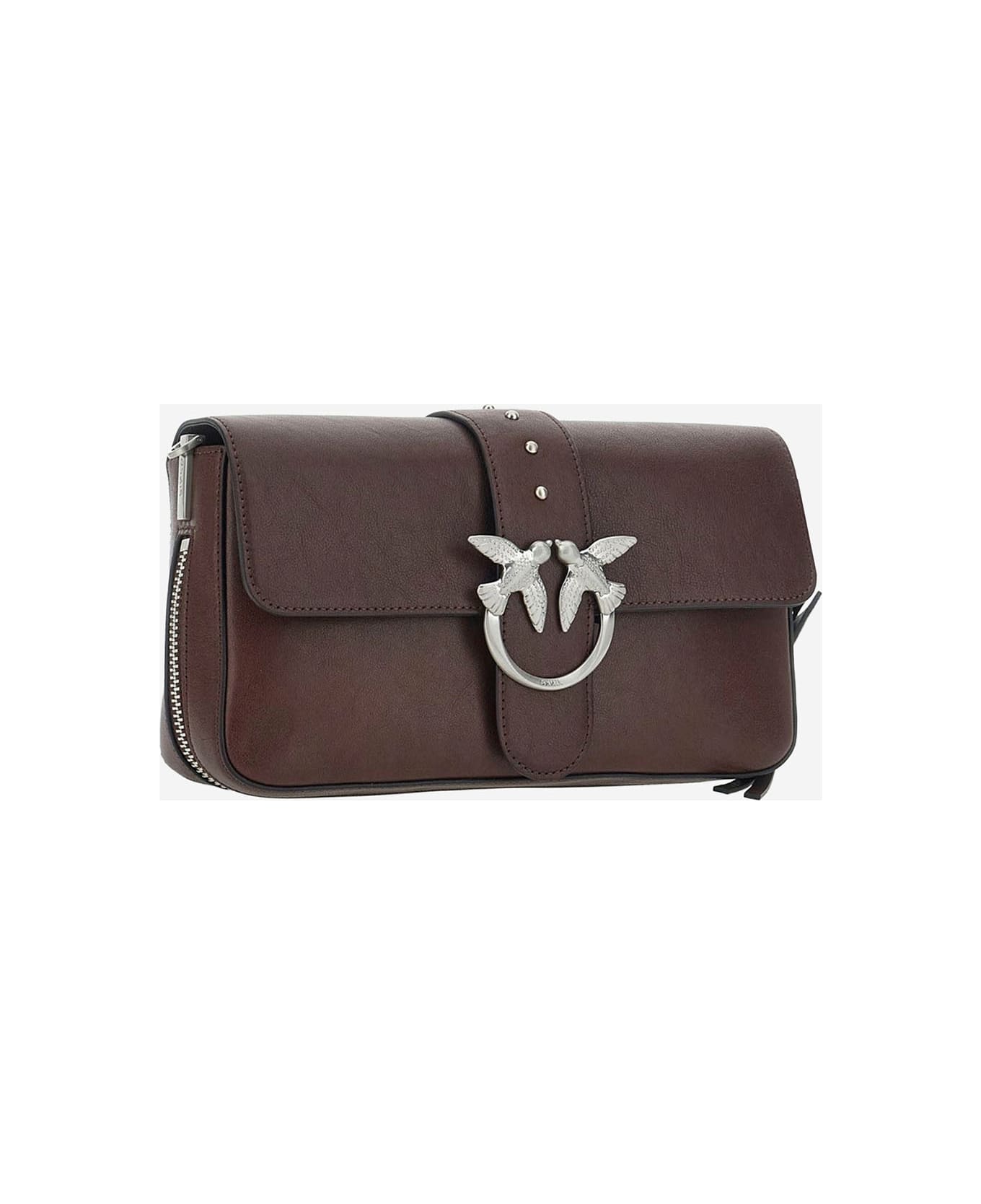 Pinko Classic Love Bag Slouchy Shoulder Bag - Brown
