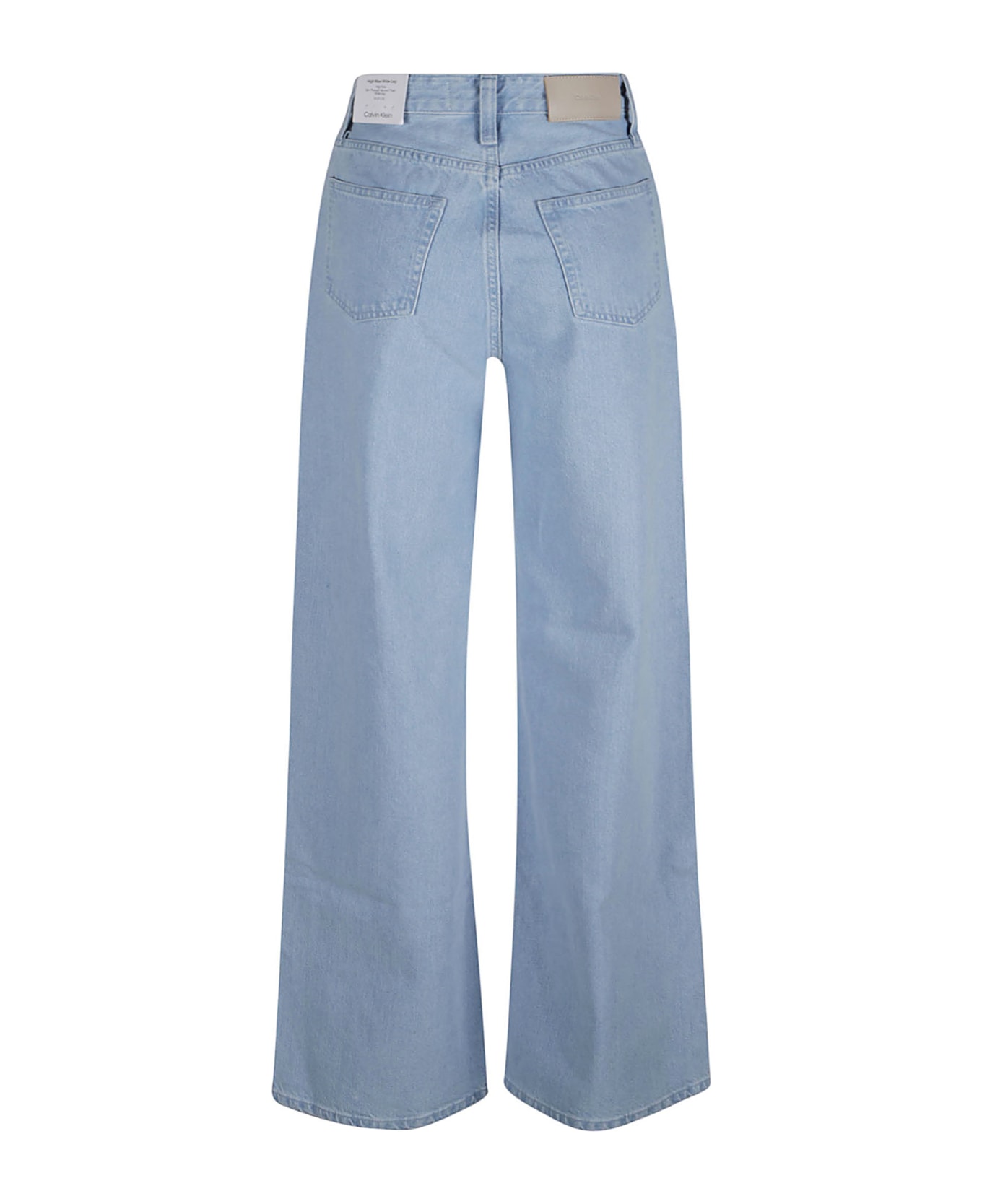 Calvin Klein High Rish Wide Jeans - Azure デニム