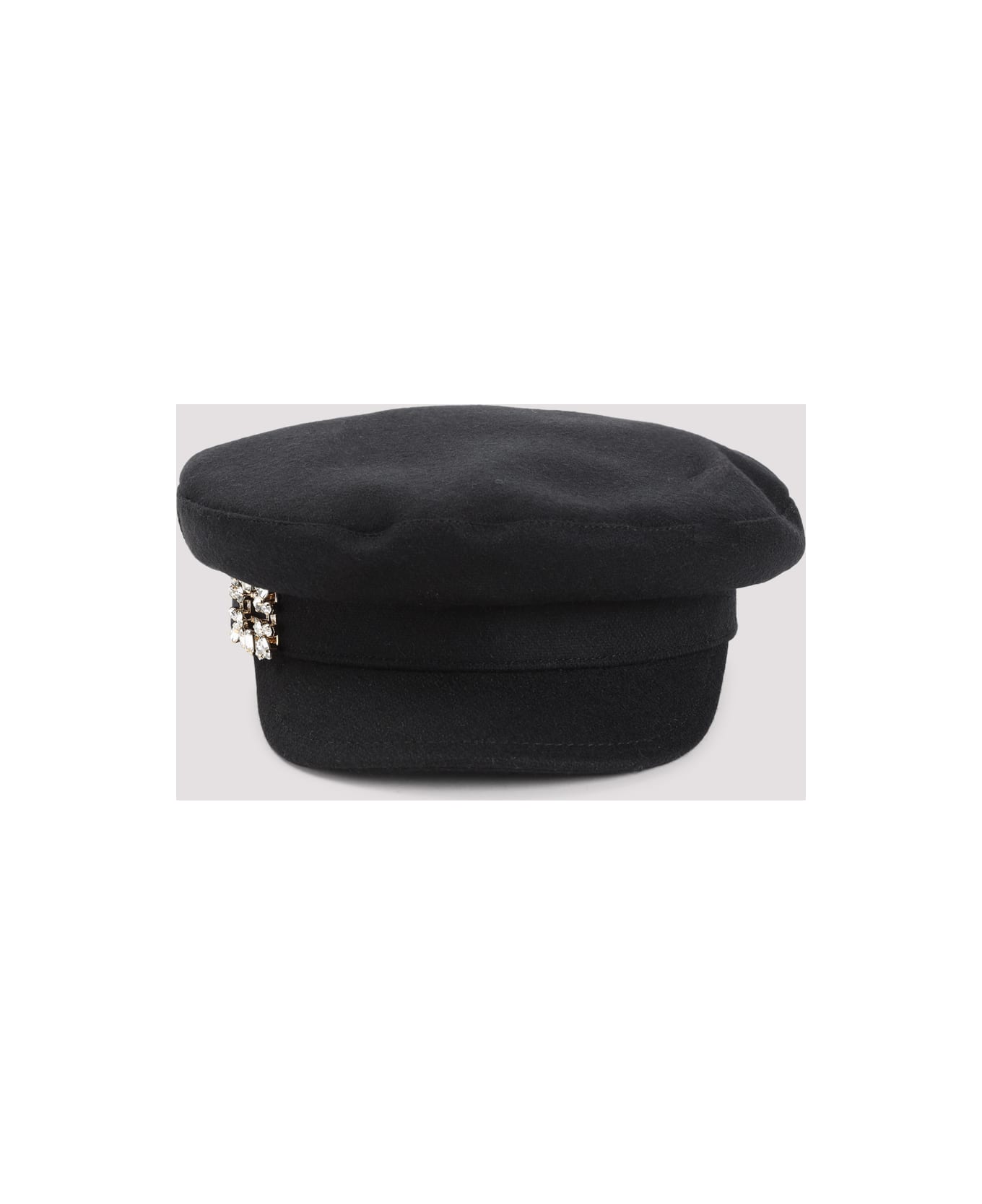 Roger Vivier Broche Sailor Hat - Nero