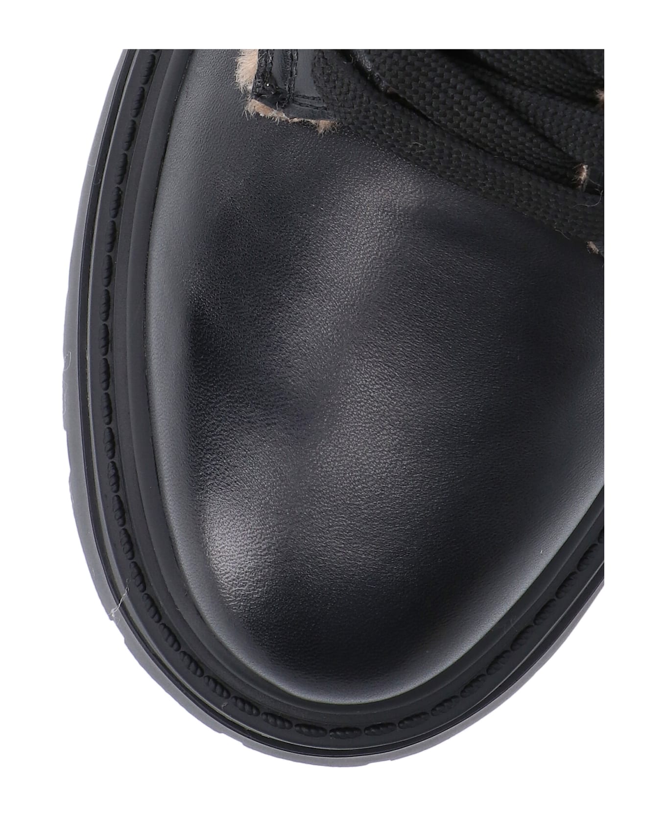 Pinko Leather Ankle Boots - Black  