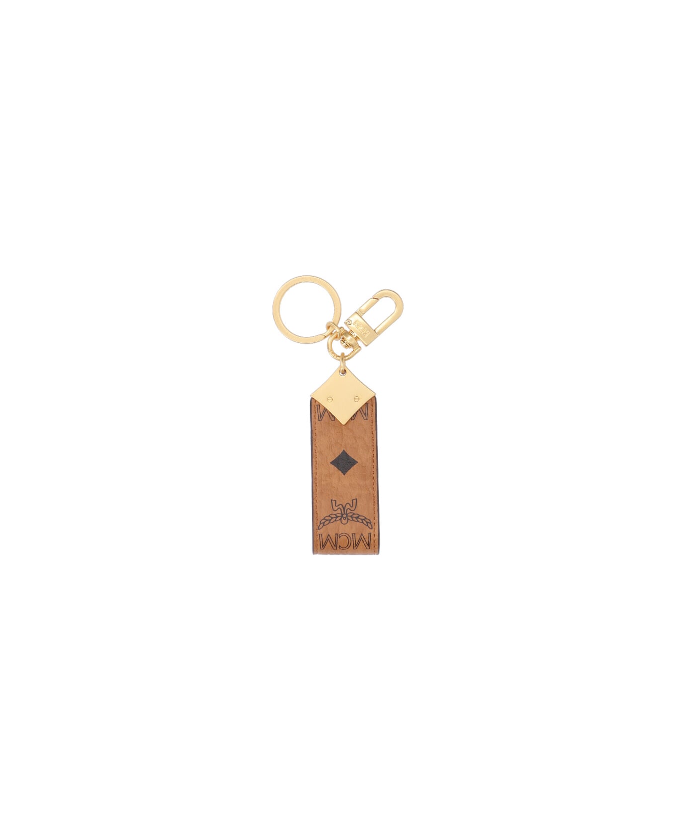 MCM "aren Diamond" Keyring - Brown